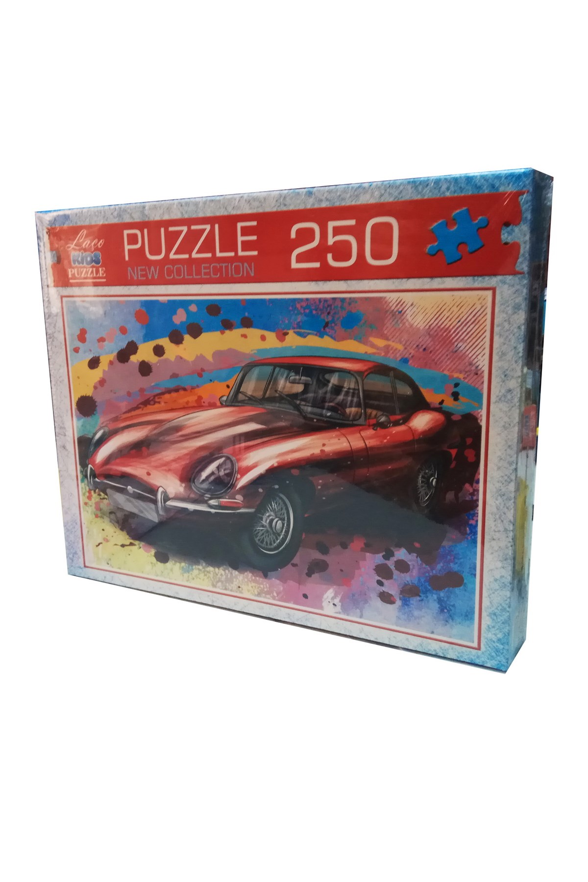 250 Parça Kırmızı Jaguar Araba  Puzzle Yapboz 250 Parça Kırmızı Jaguar Araba  Puzzle Yapboz