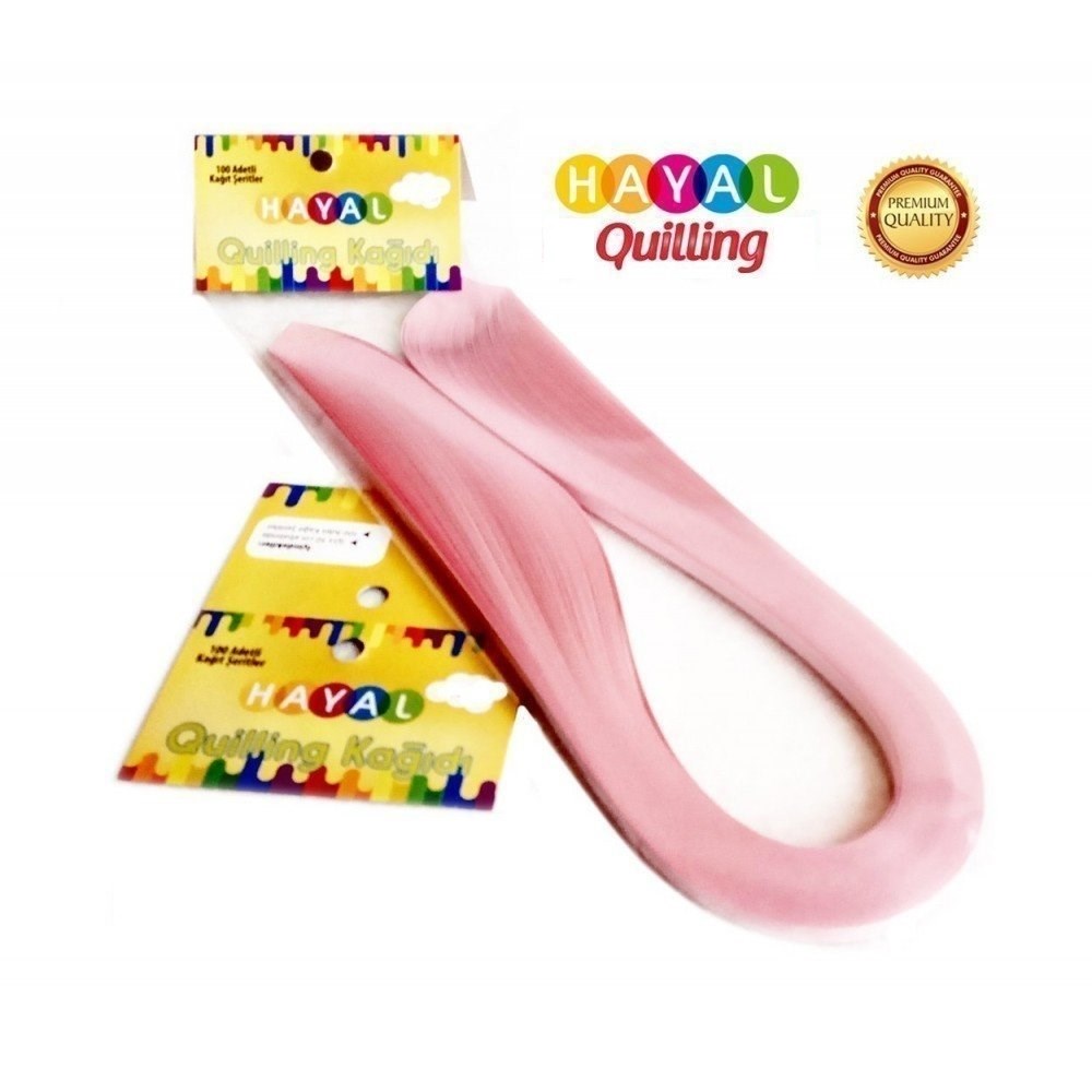 1.5 mm Pembe Renk Quilling Kağıdı - 100lü 1.5 mm Pembe Renk Quilling Kağıdı - 100lü