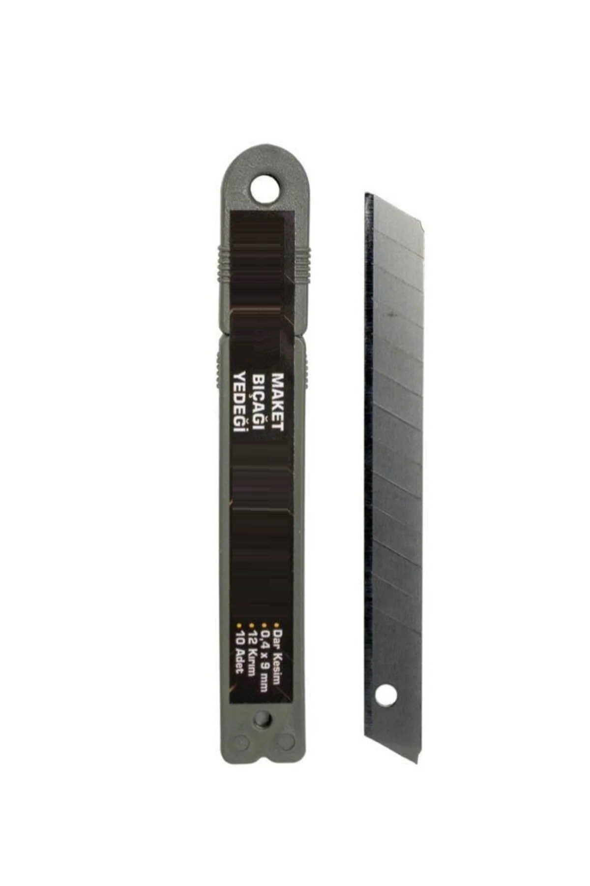 Hayal Sepeti 30 Adet küçük boy dar Maket Bıçağı yedeği 0,4*9cm  (Falçata Ucu) Hayal Sepeti 30 Adet küçük boy dar Maket Bıçağı yedeği 0,4*9cm  (Falçata Ucu)