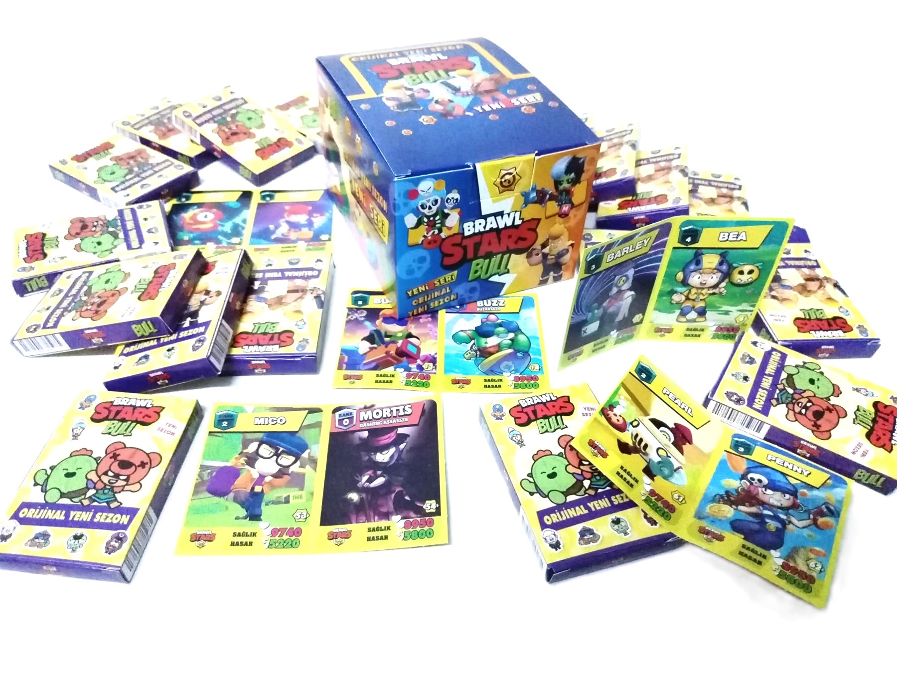 Hayal Sepeti 240 KART Brawl Stars Bull Yeni sezon Yeni Seri 
