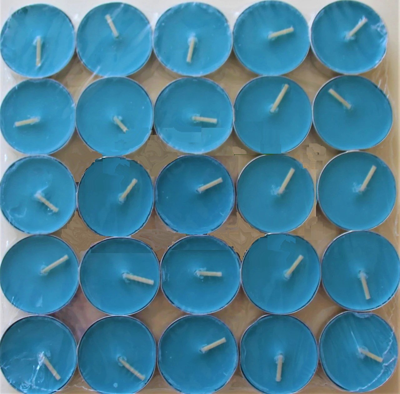 Mum Tea lights  50ad TURKUAZ renk Mum Tea lights  50ad TURKUAZ renk