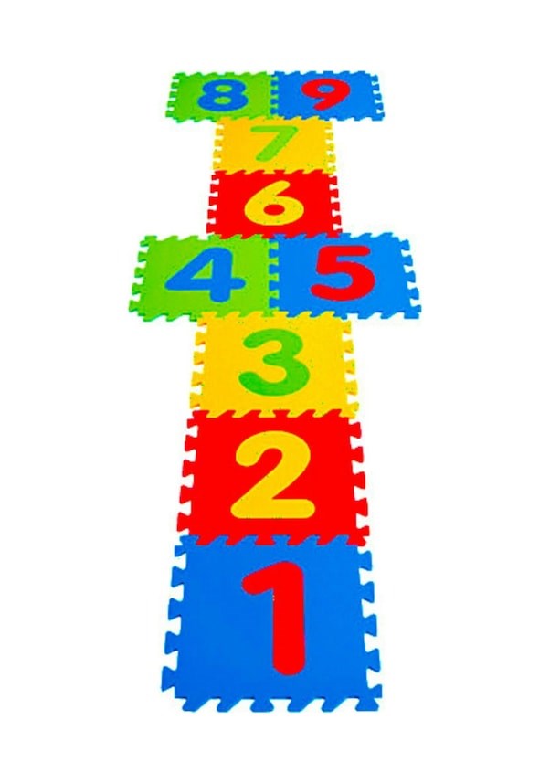 Hayal Sepeti Polietilen Rakamlı Sek Sek Yer Karosu 33cmx33cmx7 mm Hayal Sepeti Polietilen Rakamlı Sek Sek Yer Karosu 33cmx33cmx7 mm