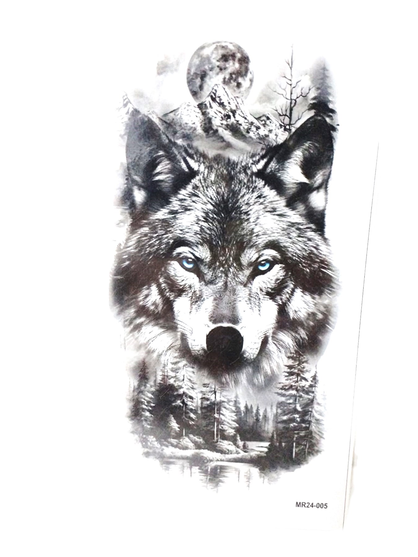 Hayal Sepeti Geçici Dövme 9,5x19CM Tattoo Minimal Tattoo Aksesuar Şık  KURT MODELİ Hayal Sepeti Geçici Dövme 9,5x19CM Tattoo Minimal Tattoo Aksesuar Şık  KURT MODELİ
