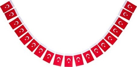 Hayal İpli Türk Bayrağı 400'lü 11*20cm Hayal İpli Türk Bayrağı 400'lü 11*20cm