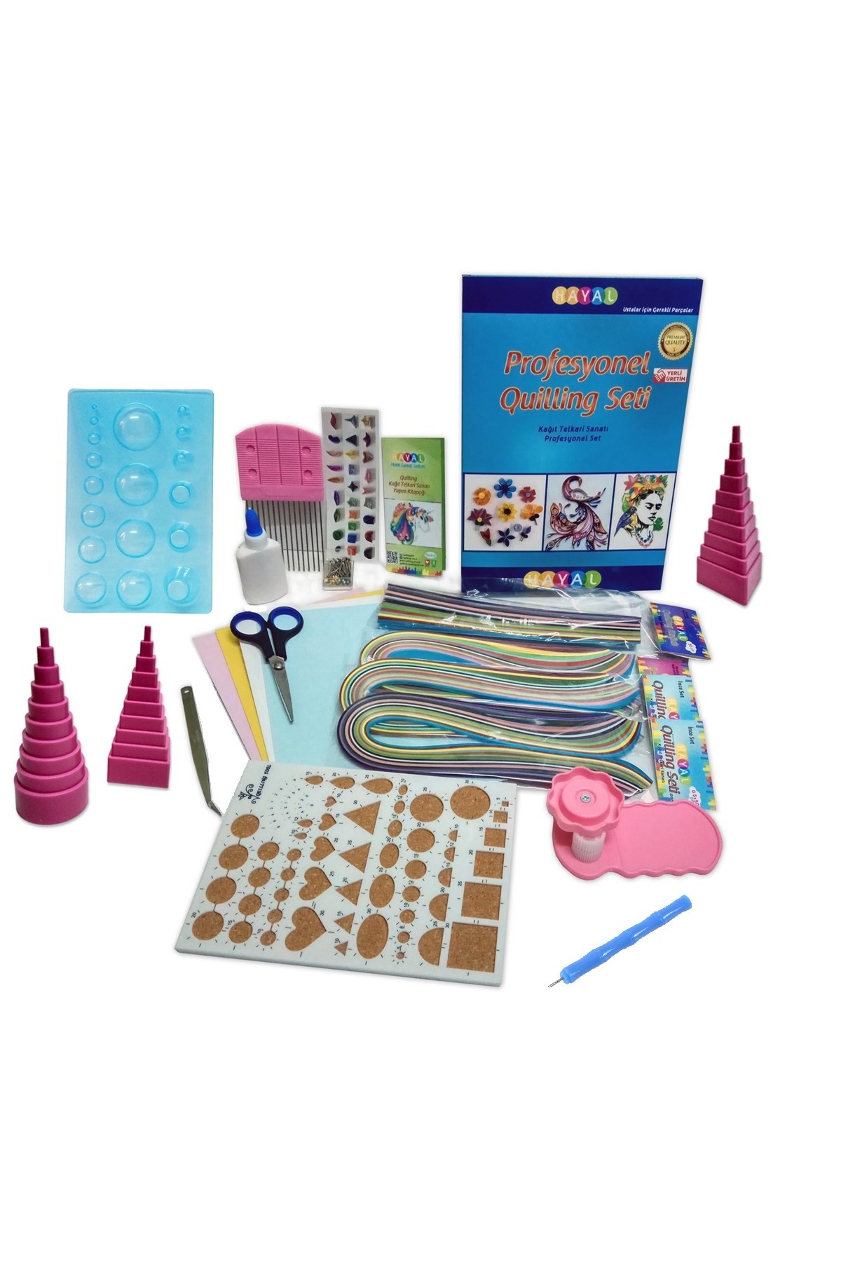 Profesyonel Quilling Seti - Set No: 4 Profesyonel Quilling Seti - Set No: 4