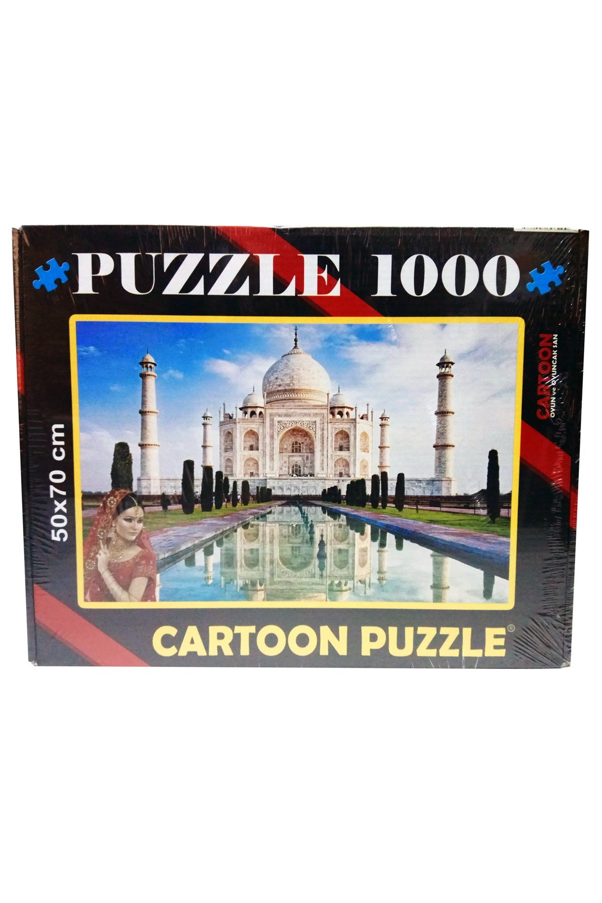 HAYAL 1000 Parça Taç Mahal Resimli Puzzle Yapboz