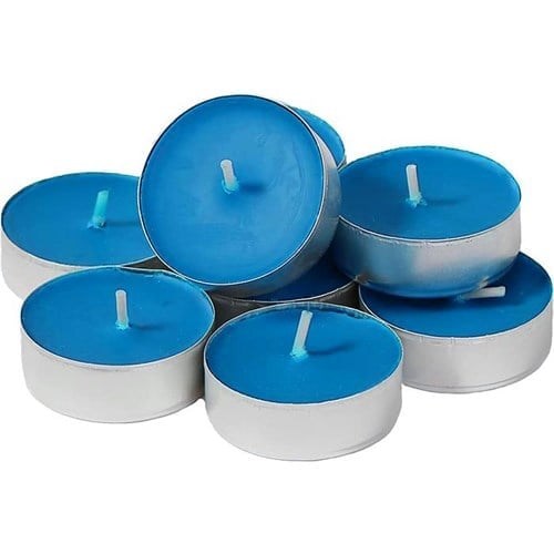 Hayal Sepeti Mum Tea lights  50ad MAVİ renk Hayal Sepeti Mum Tea lights  50ad MAVİ renk