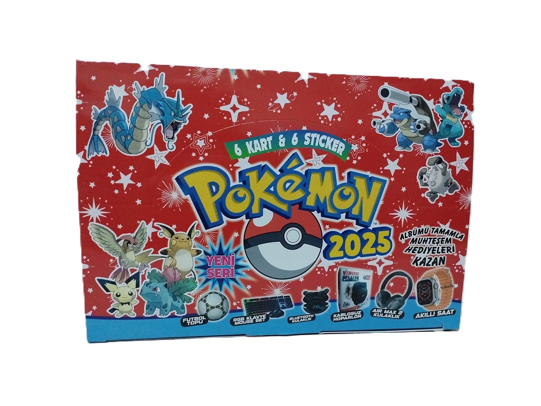 Hayal Sepeti Pokemon Yeni BÜYÜK Kutu 2025 288 kart + 288 sticker  Orjinal Oyun Kartı 288 Adet Hayal Sepeti Pokemon Yeni BÜYÜK Kutu 2025 288 kart + 288 sticker  Orjinal Oyun Kartı 288 Adet