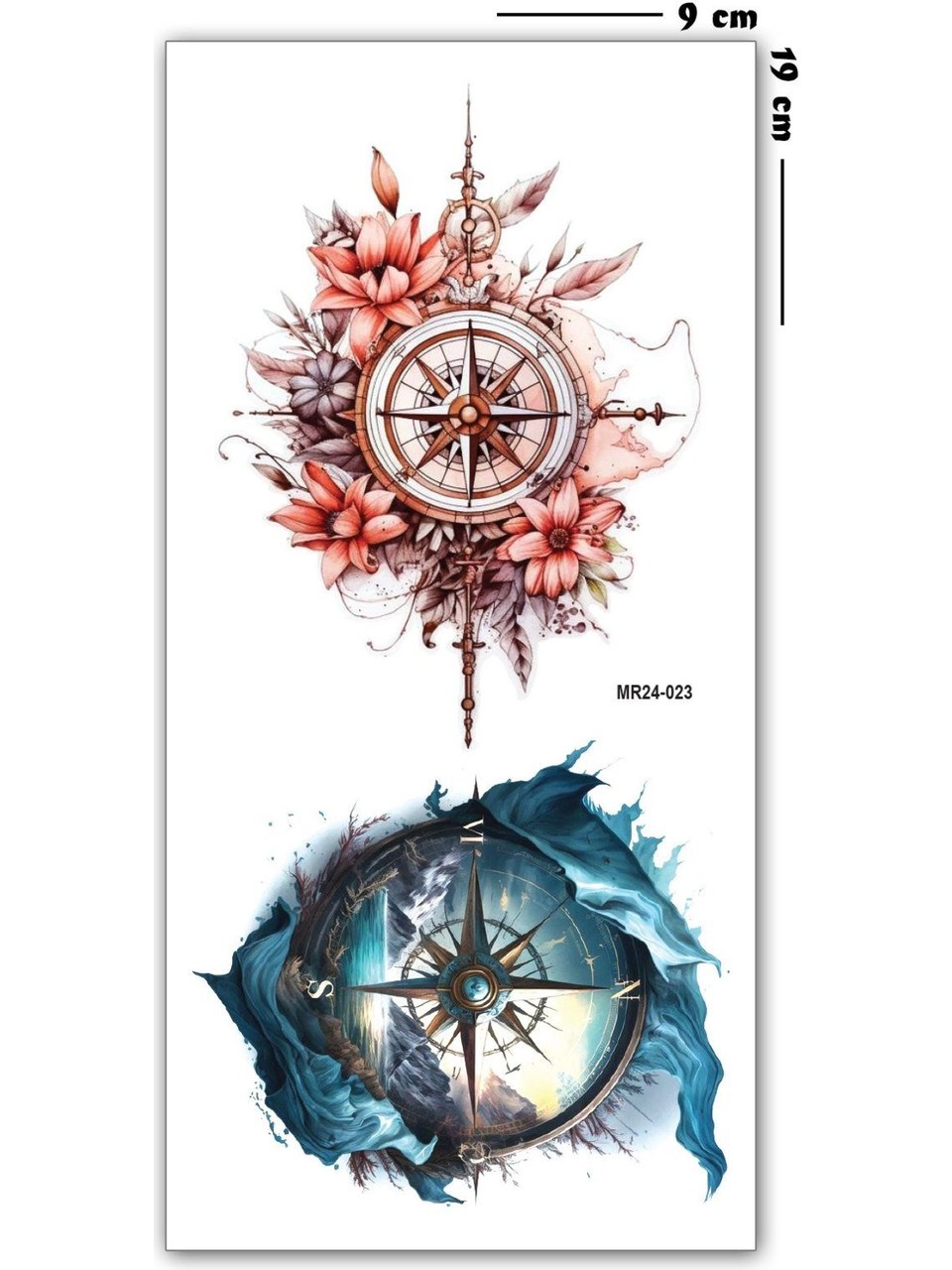 Hayal Sepeti Geçici Dövme 9,5x19CM Tattoo Minimal Tattoo Aksesuar Şık  RENKLİ PUSULA MODELİ Hayal Sepeti Geçici Dövme 9,5x19CM Tattoo Minimal Tattoo Aksesuar Şık  RENKLİ PUSULA MODELİ