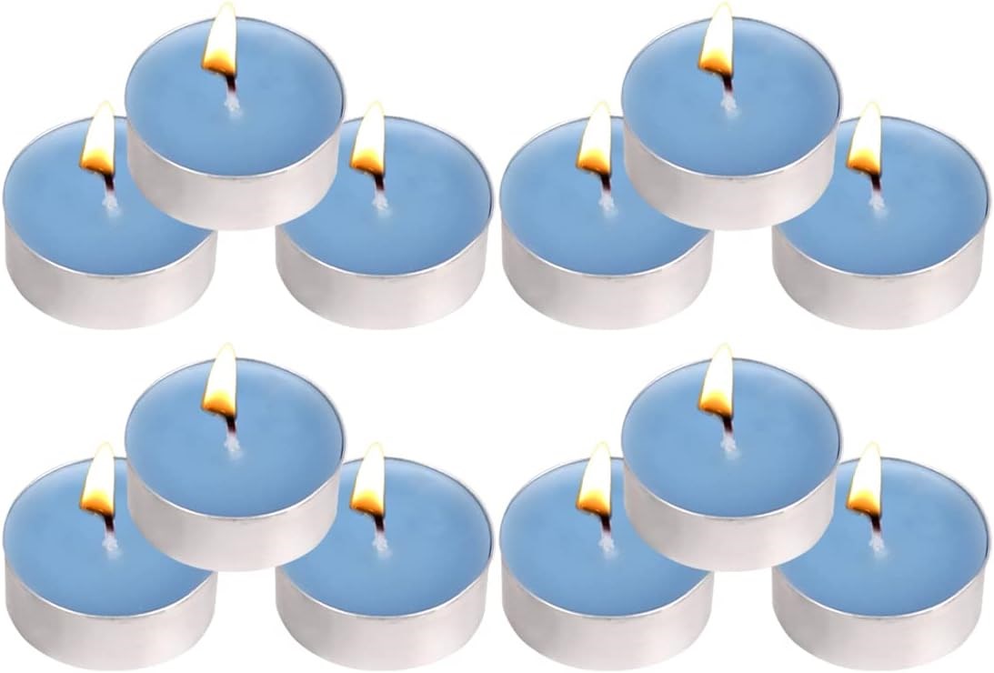 Hayal Sepeti Mum Tea lights  50ad MAVİ renk Hayal Sepeti Mum Tea lights  50ad MAVİ renk