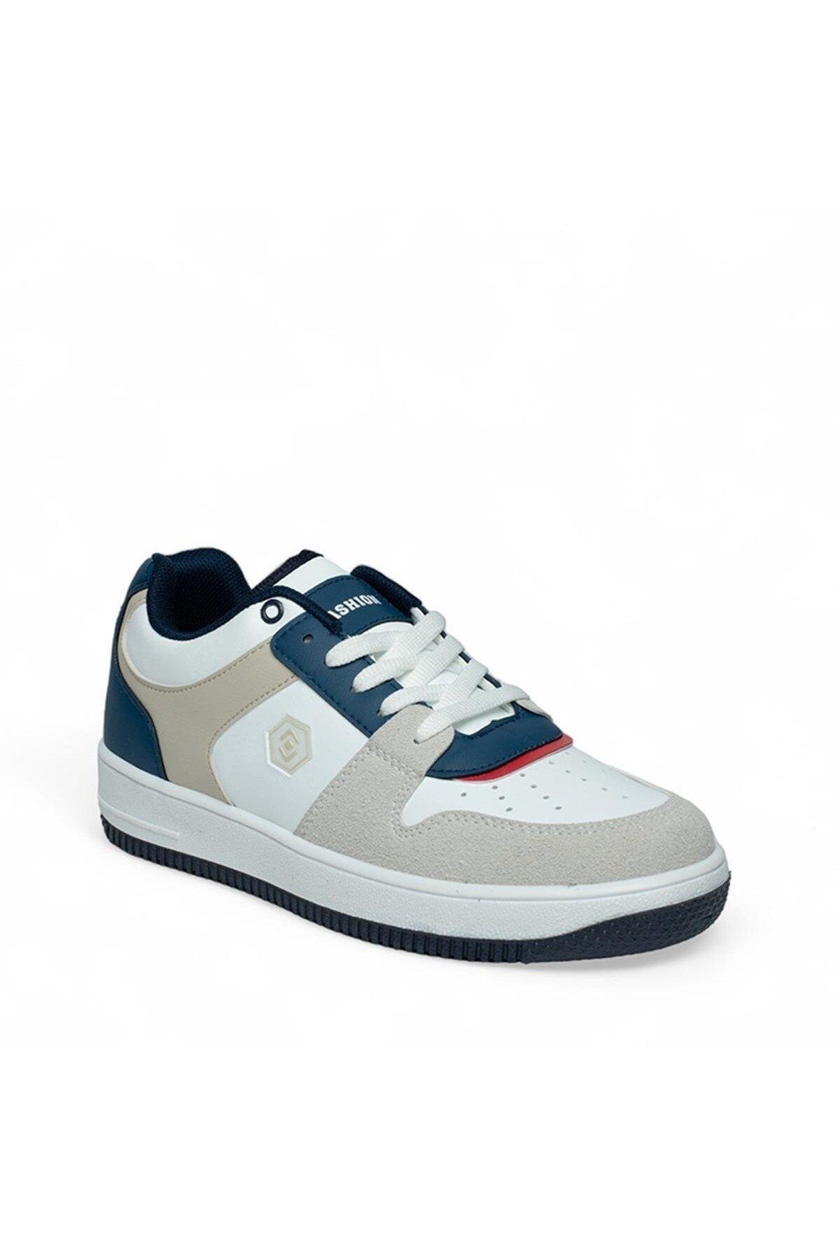 İncim Beyaz /Lacivert Kadın Spor Ayakkabı Günlük Sneaker Lambırlent 2100 İncim Beyaz /Lacivert Kadın Spor Ayakkabı Günlük Sneaker Lambırlent 2100