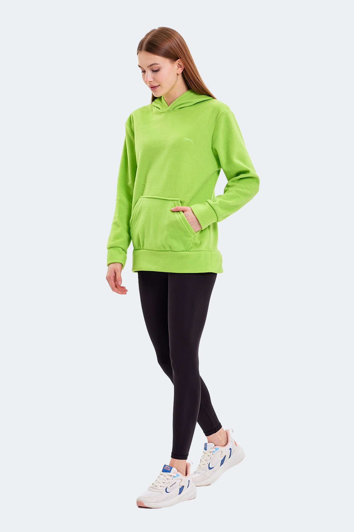 Slazenger SASSA IN Kadın Kapüşonlu Cepli Nane Polar Nane Slazenger SASSA IN Kadın Kapüşonlu Cepli Nane Polar Nane