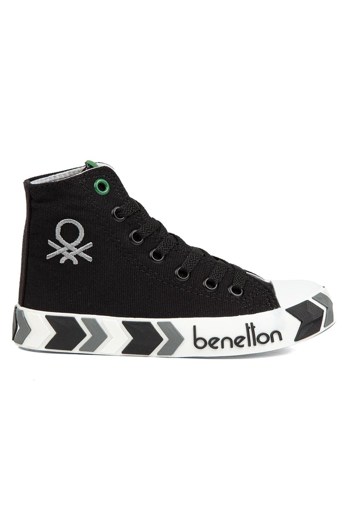 Benetton Bn-30634-3374 Siyah - Çocuk Spor Ayakkabı