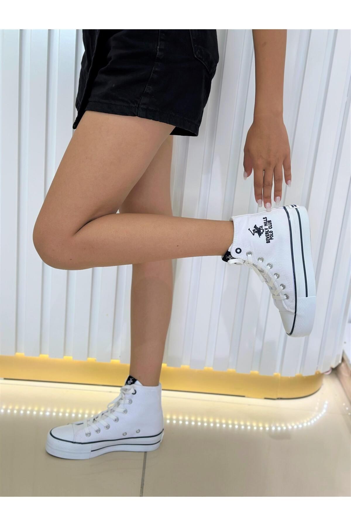 Beverly Hills Polo Club Keten Bileği Uzun Converse 035 PO-30086-2 Beverly Hills Polo Club Keten Bileği Uzun Converse 035 PO-30086-2