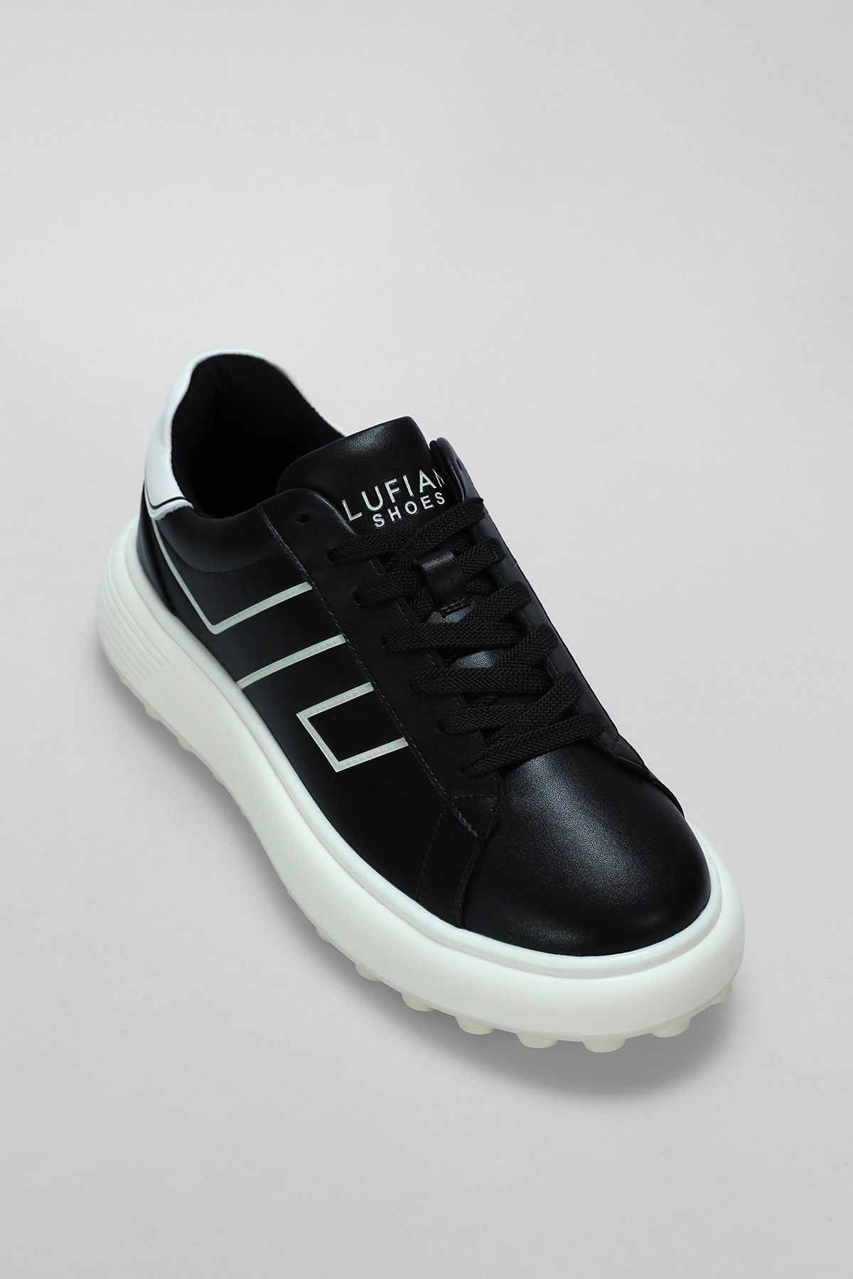 Lufian Harold Erkek Sneaker Ayakkabı Siyah AST08853