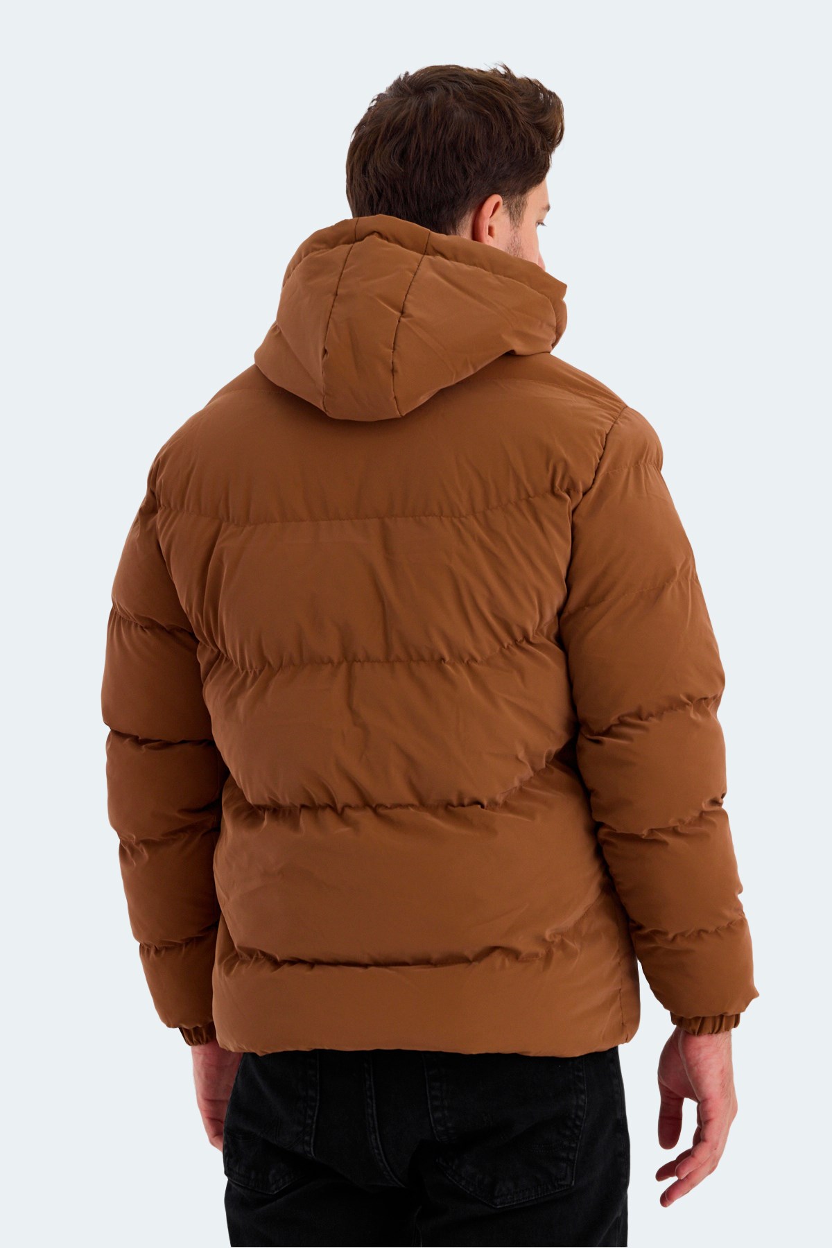 Slazenger HEINER Erkek Kapüşonlu Şişme Taba Mont & Kaban Slazenger HEINER Erkek Kapüşonlu Şişme Taba Mont & Kaban