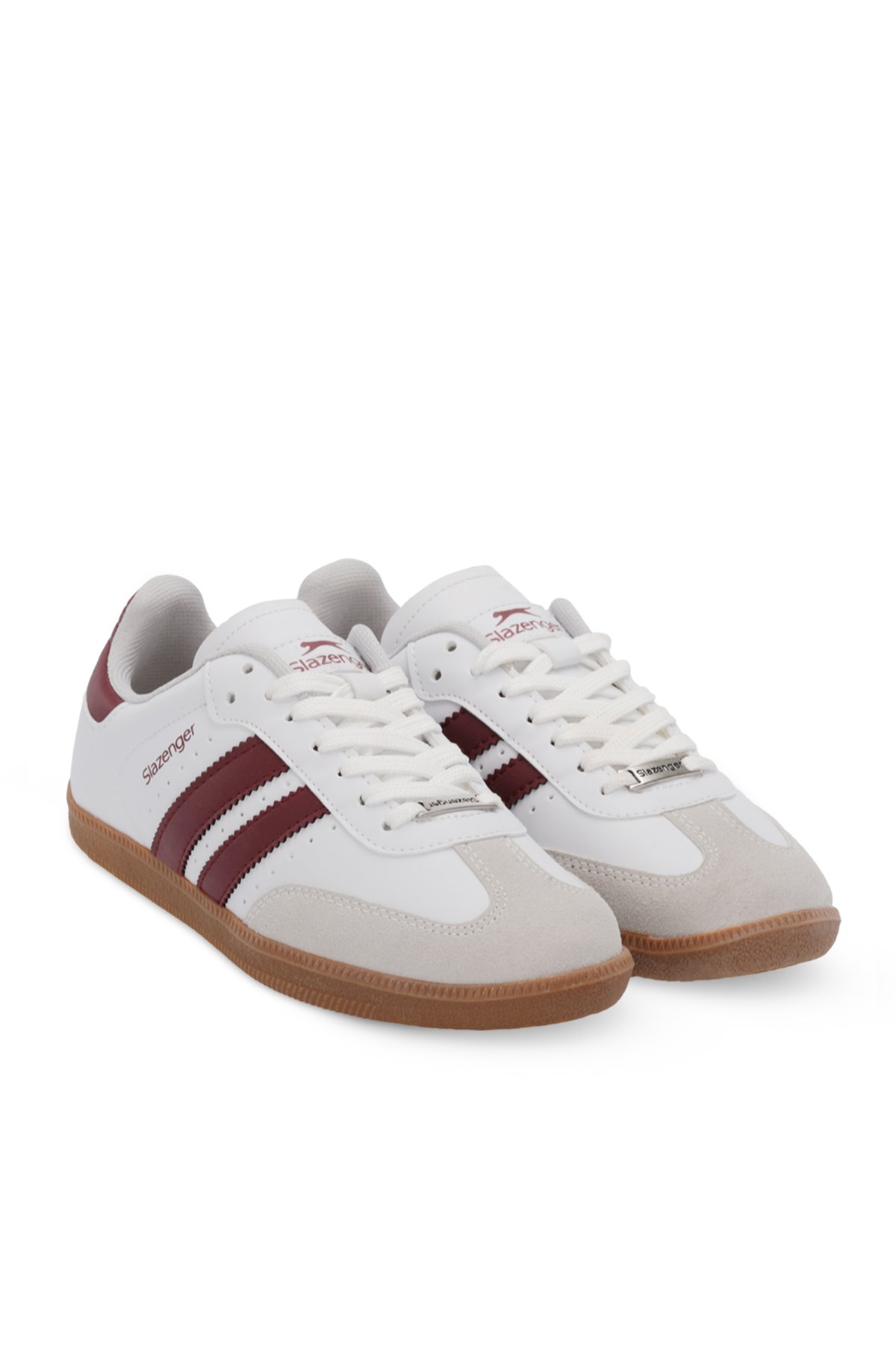 Slazenger PING Kadın Günlük Ayakkabı Beyaz / Bordo Slazenger PING Kadın Günlük Ayakkabı Beyaz / Bordo