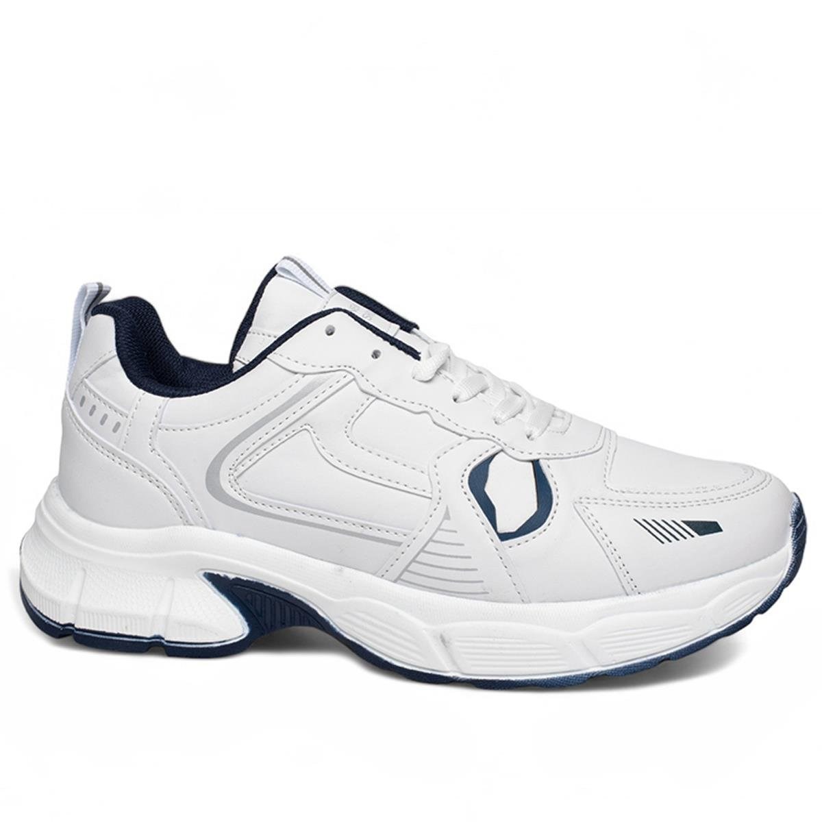 İncim Beyaz/Lacivert Kışlık Suni Deri Kadın Spor Günlük Ayakkabı Sneaker Lambırlent 7450 İncim Beyaz/Lacivert Kışlık Suni Deri Kadın Spor Günlük Ayakkabı Sneaker Lambırlent 7450