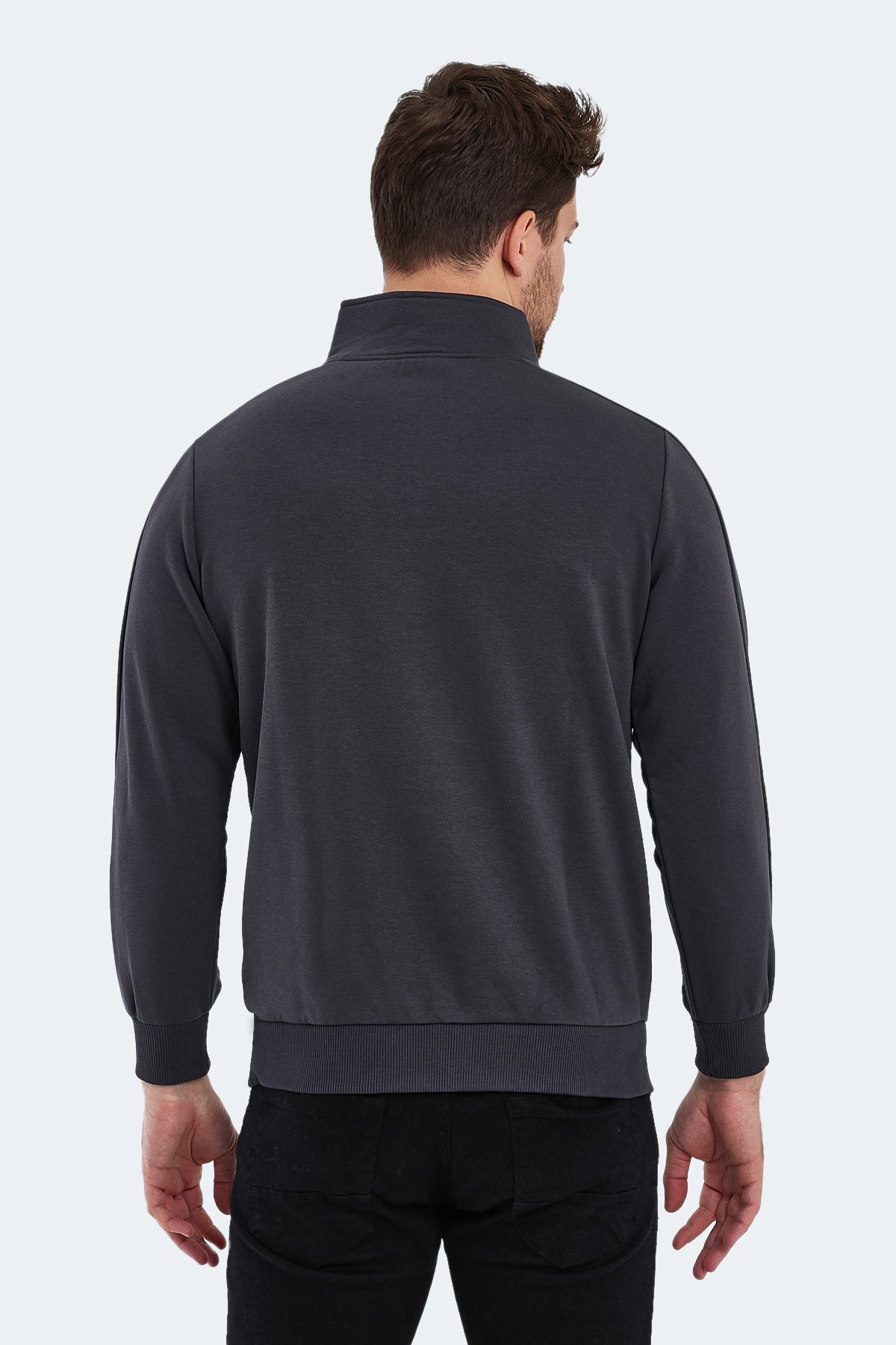 Slazenger SAMMY IN Erkek Sweatshirt Koyu Gri ST23WE453