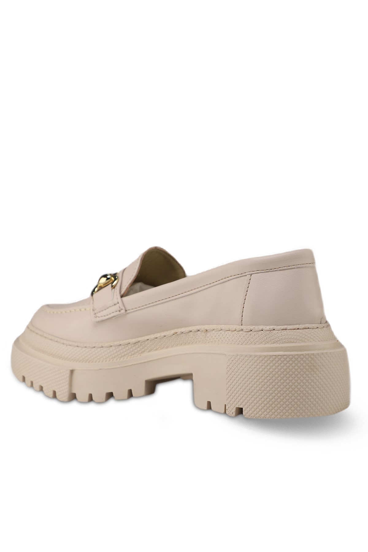 Kadın Krem Süet 5cm Yüksek Özel Kalın Taban Sert Dayanıklı Şık Tarz Loafer Ayakkabı B2371-SMART Kadın Krem Süet 5cm Yüksek Özel Kalın Taban Sert Dayanıklı Şık Tarz Loafer Ayakkabı B2371-SMART