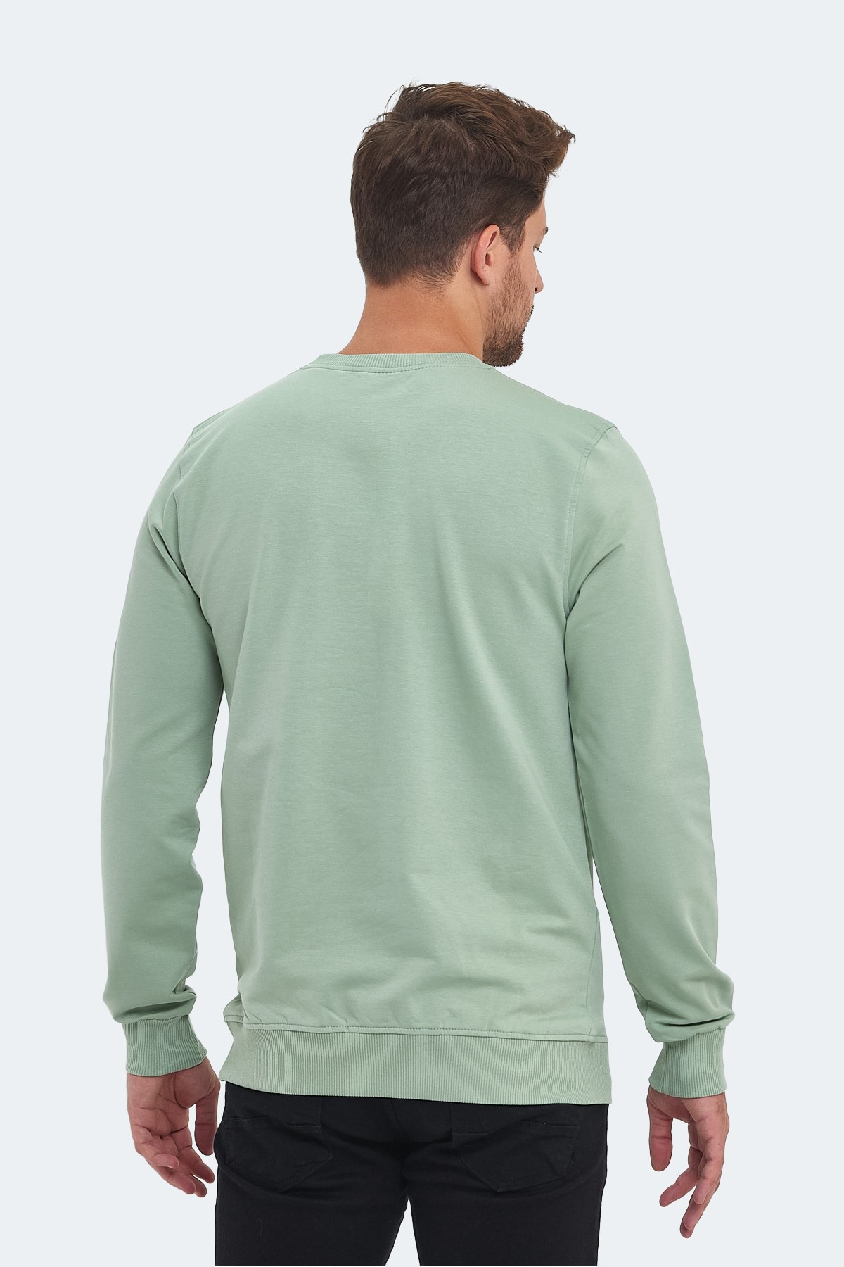 Slazenger ORTWIN Erkek  Yeşil Sweatshirt ST23WE146 Yeşil