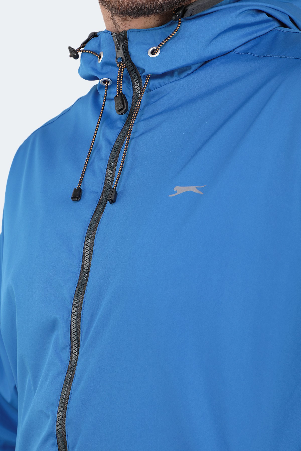 Slazenger OFANS Erkek  Saks Mavi Yağmurluk ST21JE060