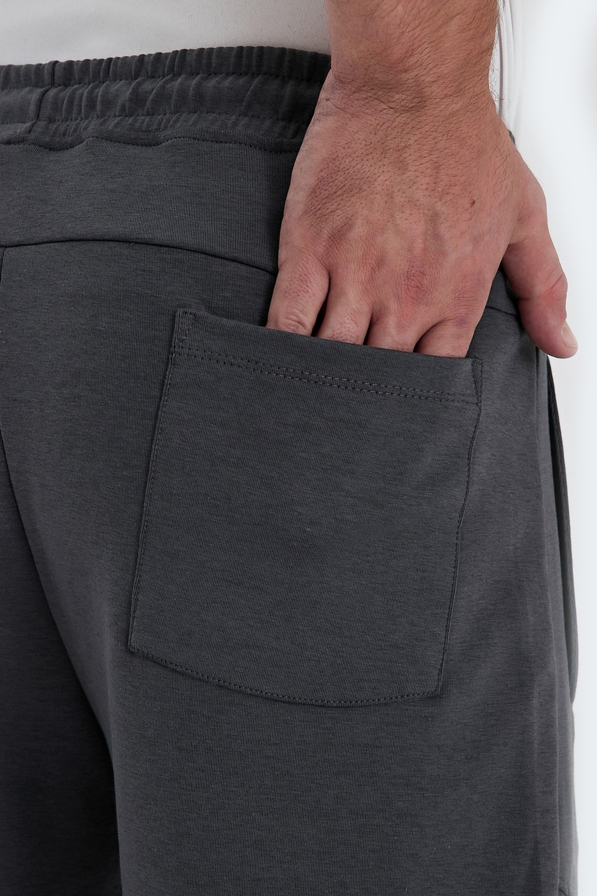 Slazenger VARIABLE Erkek Cepli Koyu Gri Eşofman Altı ST24PE042 Koyu Gri