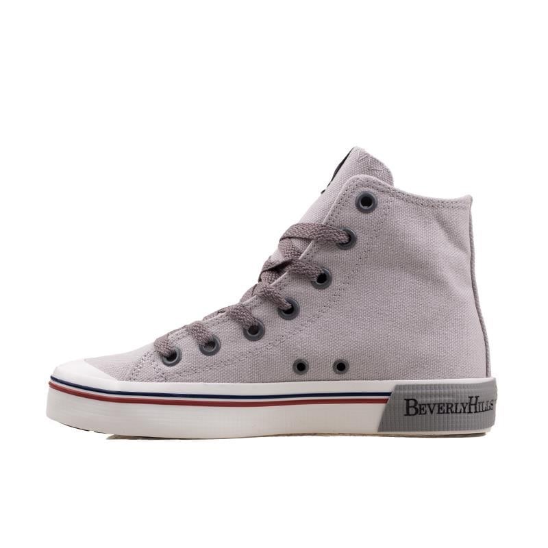 Beverly Hills Polo Club Gri Keten Günlük Kadın Sneaker PO-10141 Beverly Hills Polo Club Gri Keten Günlük Kadın Sneaker PO-10141