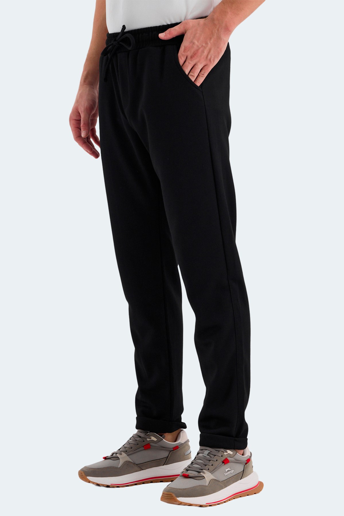 Slazenger NADICA Erkek Cepli Siyah Eşofman Altı ST24PE027 Siyah