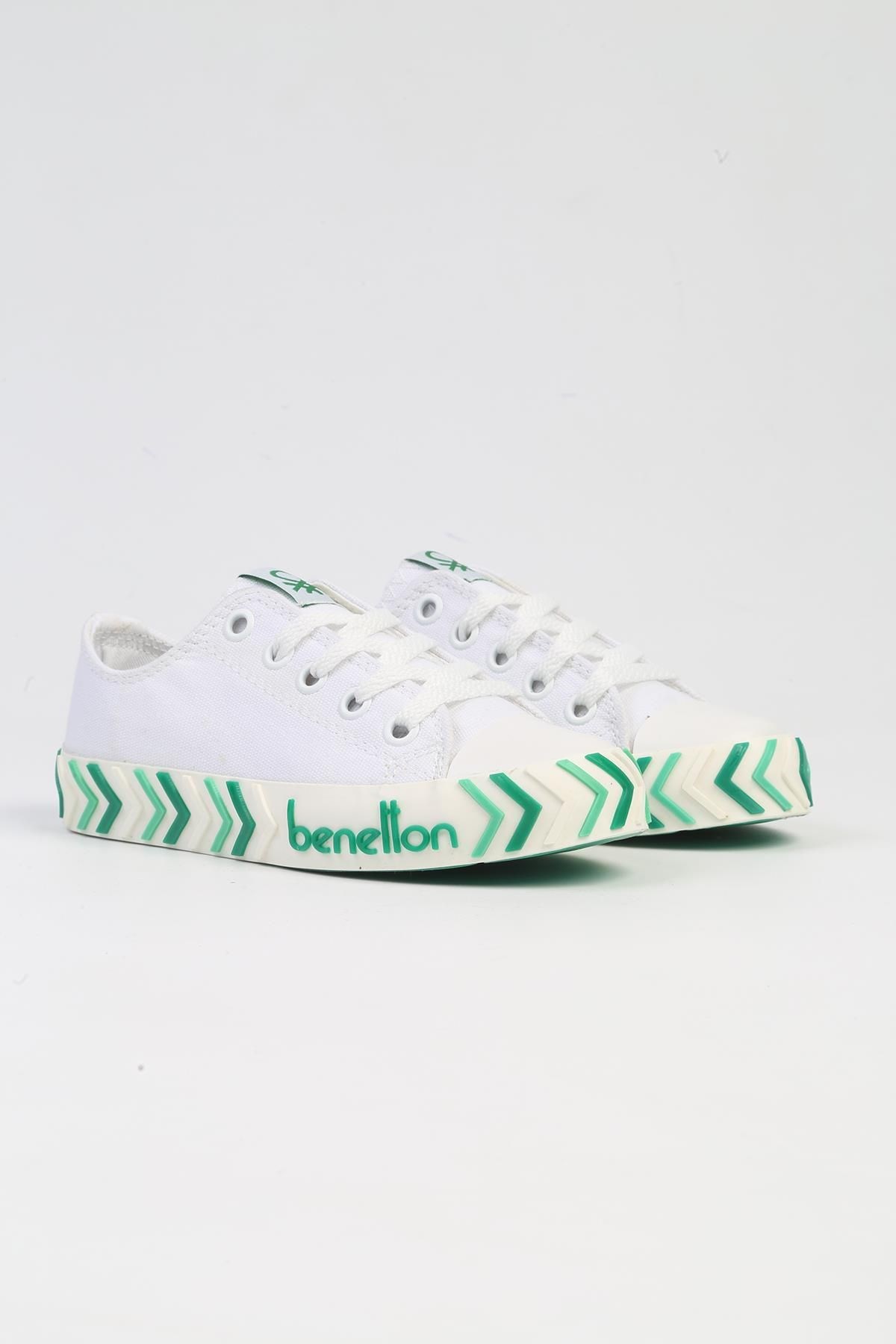 Benetton ® | BN-30635-3409 Beyaz Yesil-Çocuk Spor Ayakkabı Benetton ® | BN-30635-3409 Beyaz Yesil-Çocuk Spor Ayakkabı