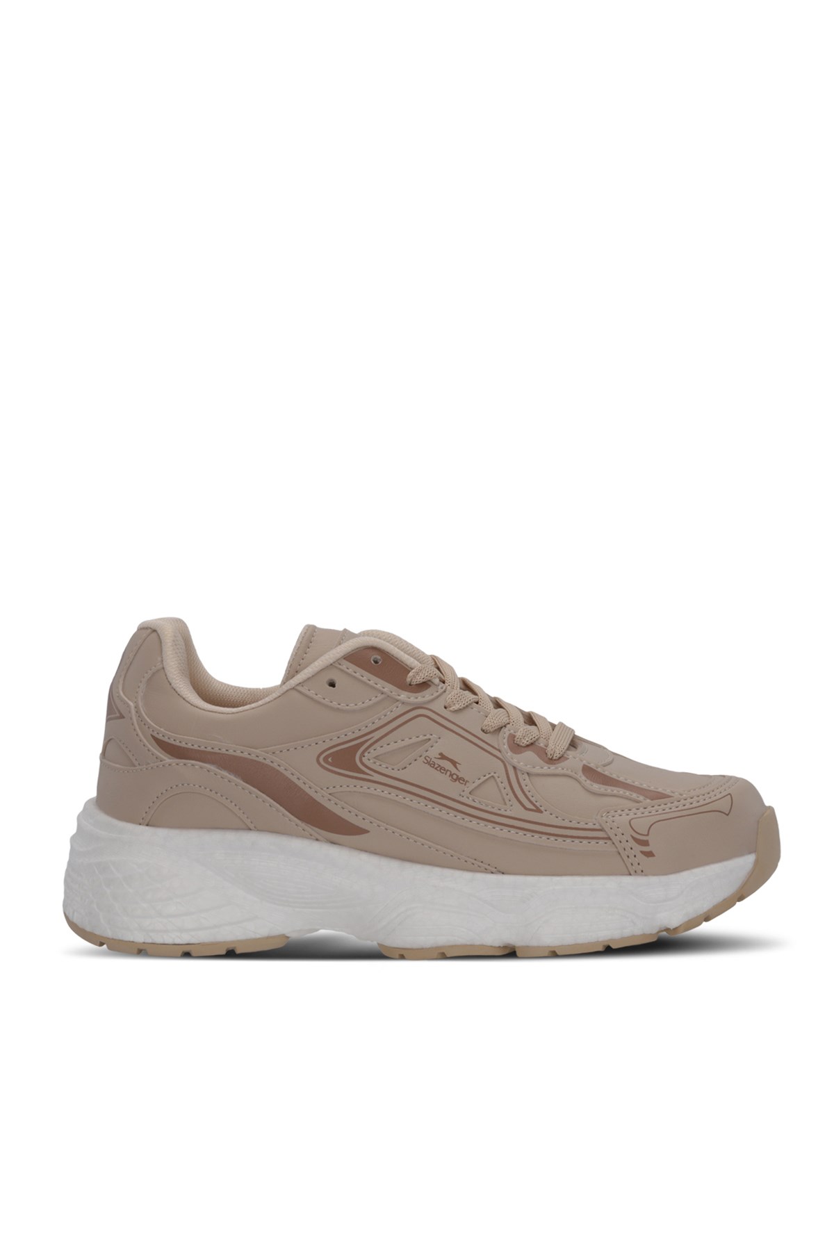 Slazenger Zafıra Kadın Sneaker Günlük Spor Ayakkabı Bej SA25RG002-596 Slazenger Zafıra Kadın Sneaker Günlük Spor Ayakkabı Bej SA25RG002-596