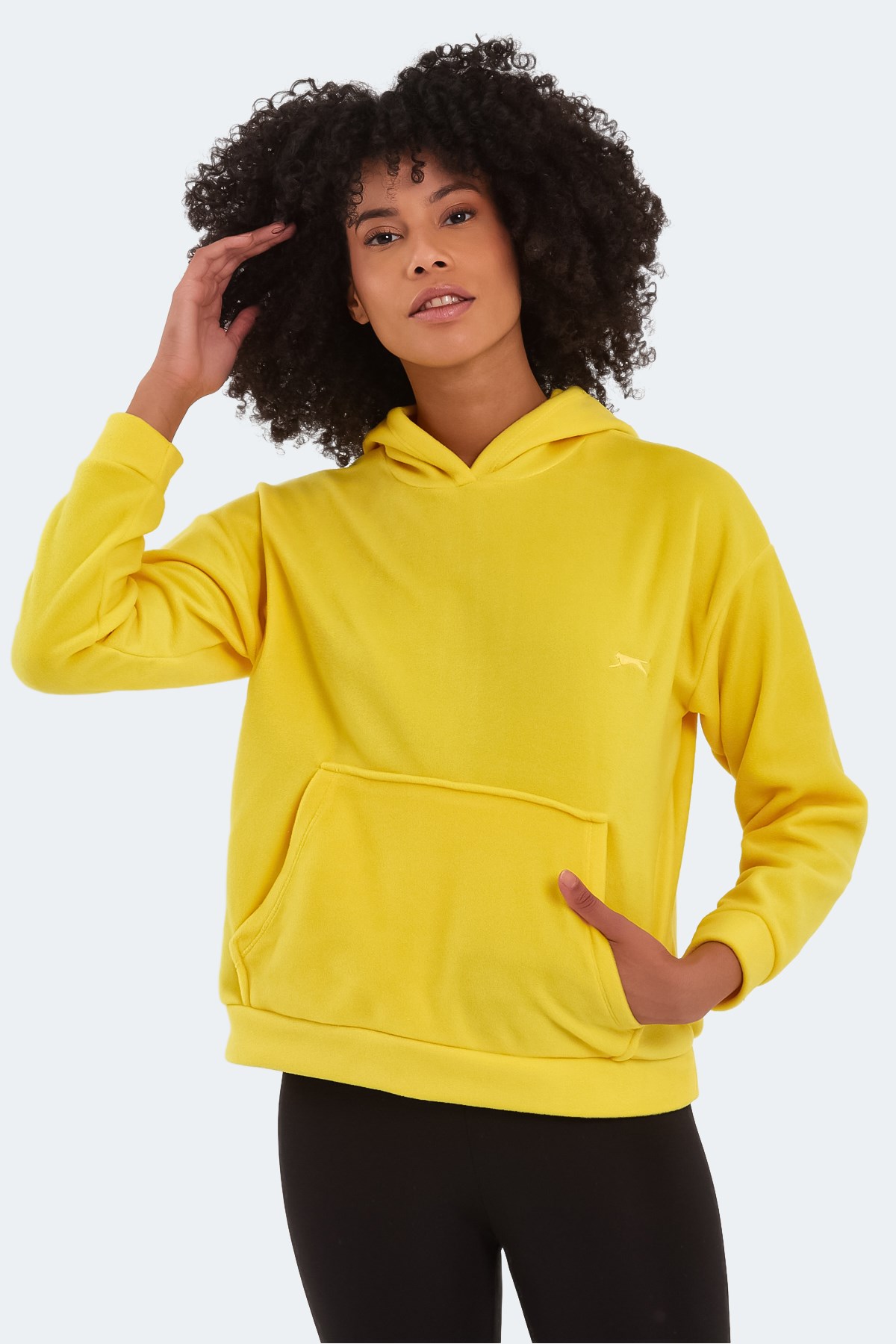 Slazenger SASSA IN Kadın Kapüşonlu Cepli Sarı Polar Sarı Slazenger SASSA IN Kadın Kapüşonlu Cepli Sarı Polar Sarı