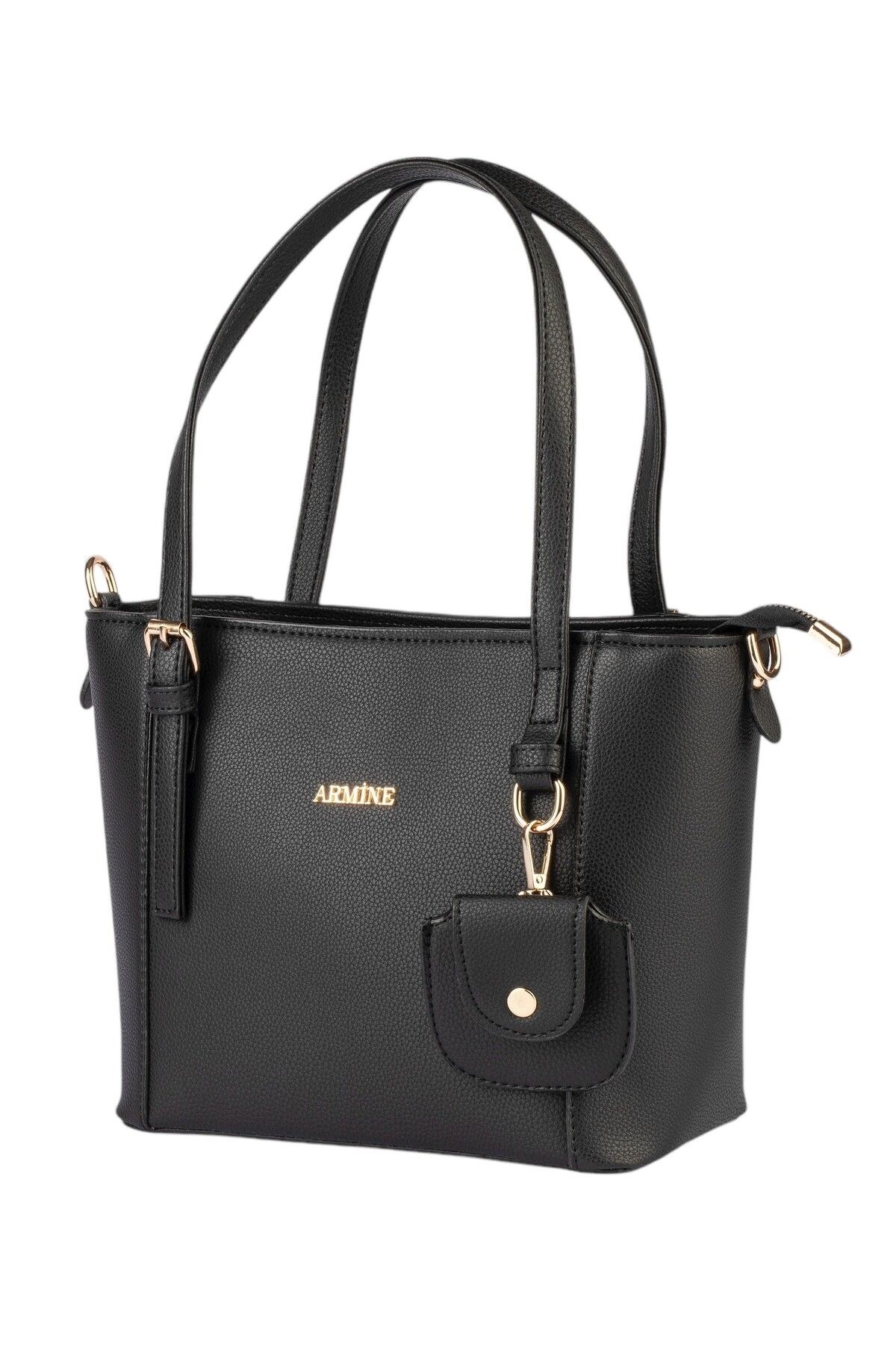 Armine 349 Model Kodlu Siyah Kadın Omuz Çantası