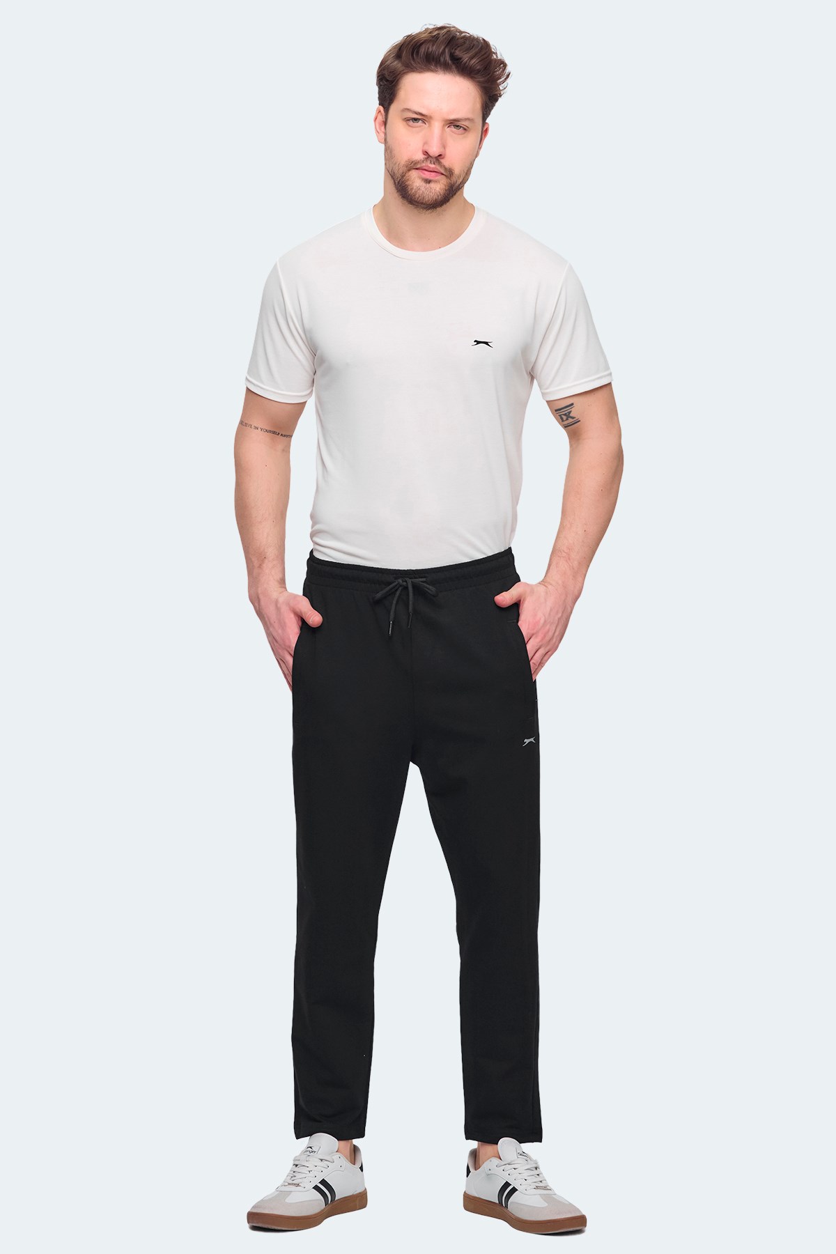 Slazenger JERRY NRM Erkek Eşofman Altı Siyah ST15PE074 Siyah