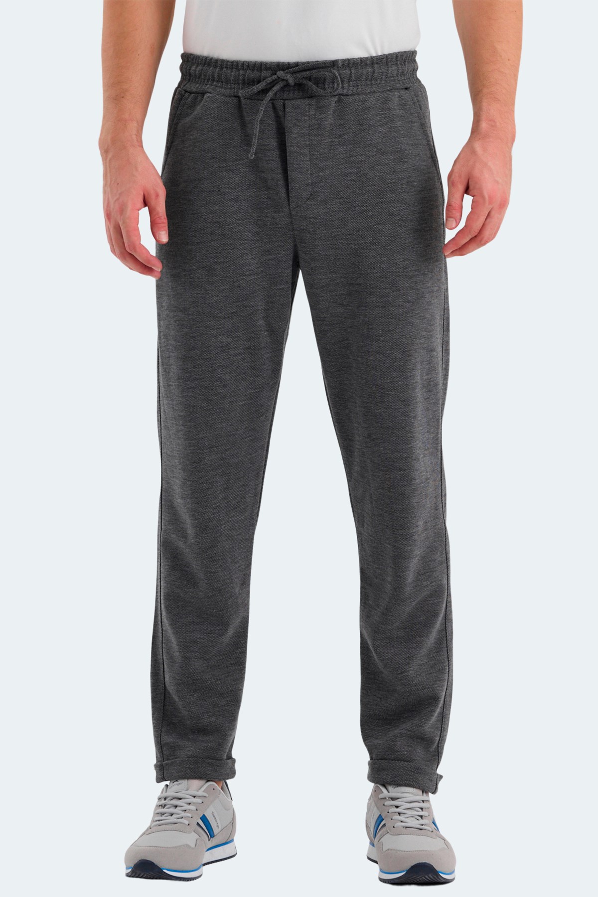 Slazenger NADICA Erkek Cepli Koyu Gri Eşofman Altı ST24PE027 Koyu Gri