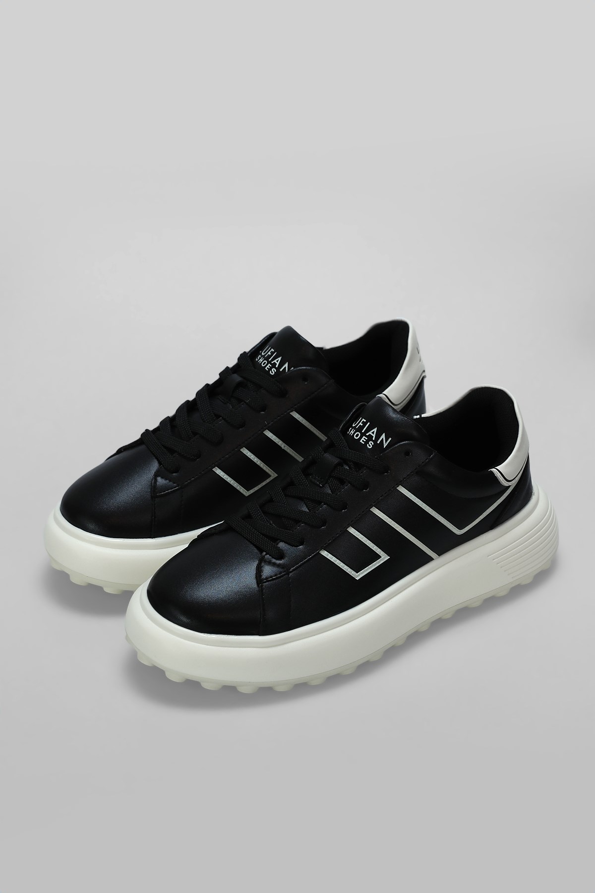 Lufian Harold Erkek Sneaker Ayakkabı Siyah AST08853