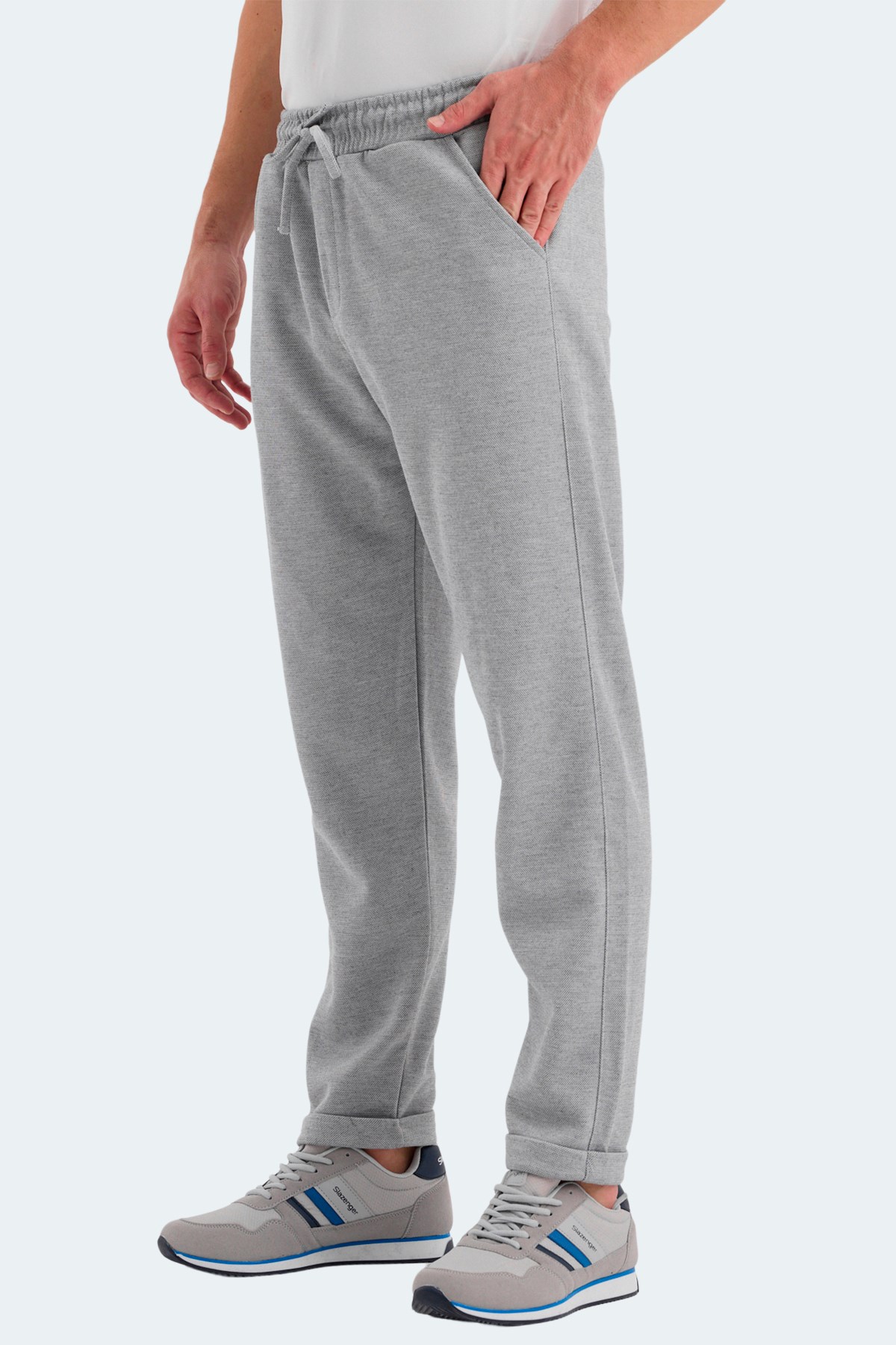 Slazenger NADICA Erkek Cepli Gri Eşofman Altı ST24PE027 Gri