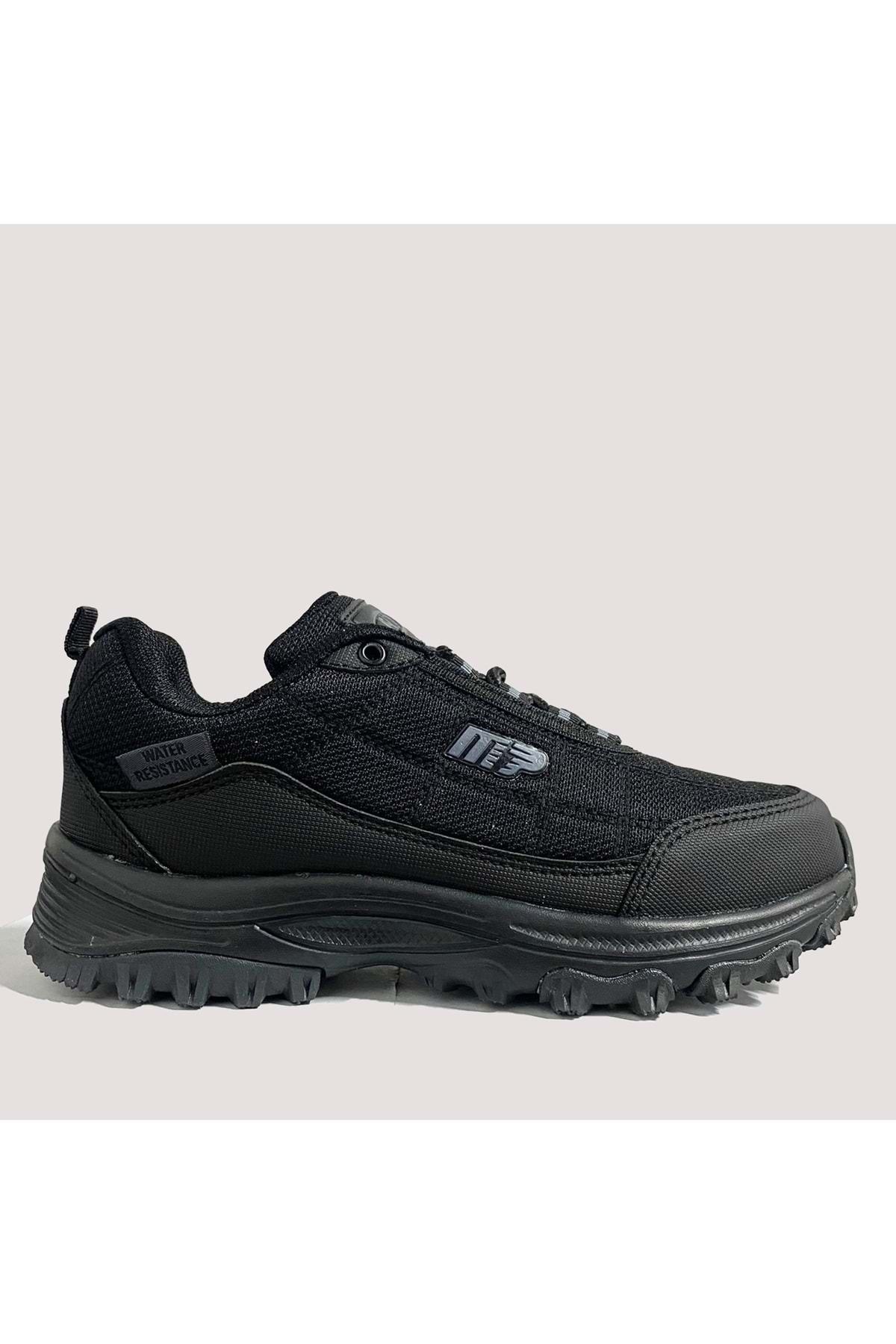 M.P. Unisex Water Resistans Spor Ayakkabı 4W-2002 - Siyah