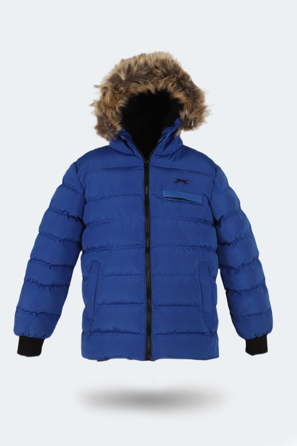 Slazenger CALISTO NEW Çocuk Kapüşonlu Şişme Saks Mavi Mont & Kaban ST23JC027 Slazenger CALISTO NEW Çocuk Kapüşonlu Şişme Saks Mavi Mont & Kaban ST23JC027