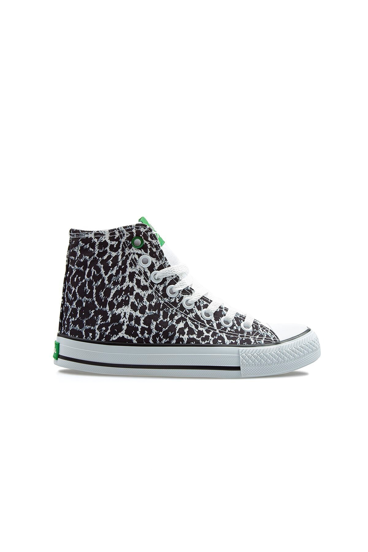 Benetton Kadın Beyaz Leopar Spor Ayakkabı 30190 Benetton Kadın Beyaz Leopar Spor Ayakkabı 30190