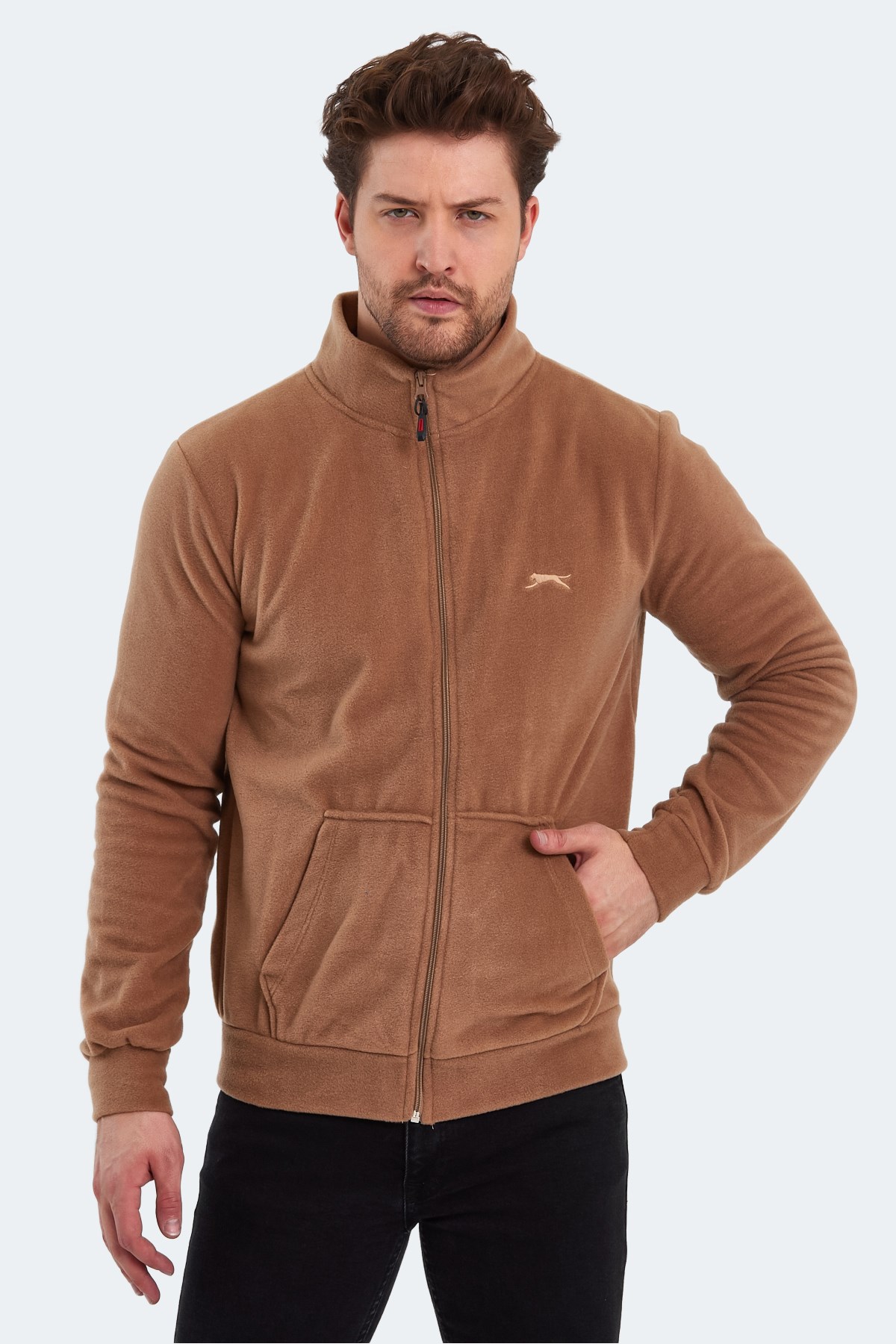Slazenger SANSA Erkek  Açık Kahve Polar st21we058deleted1740177763 Açık Kahve