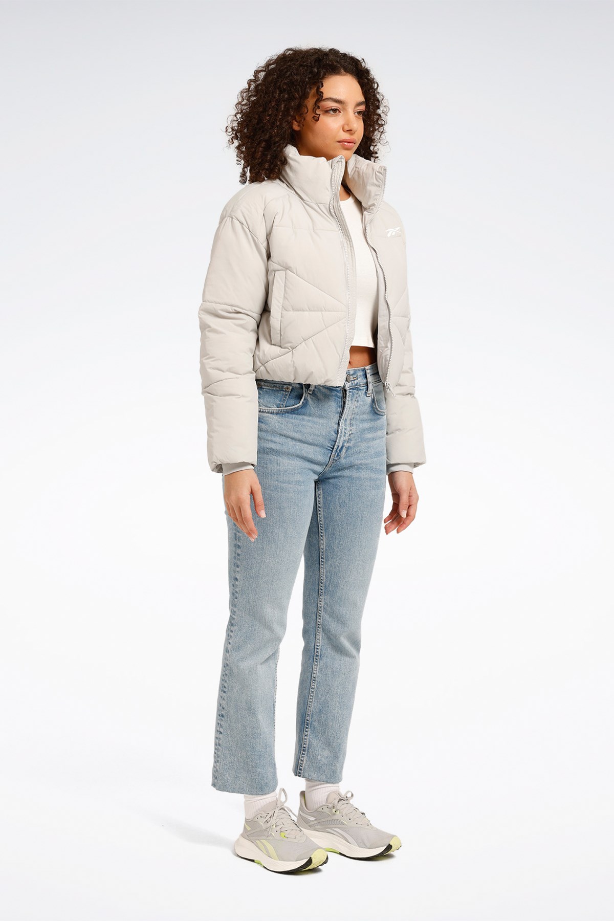 Reebok ALYSSA JACKET Gri Kadın Kısa Kaban ALYSSA JACKET Gri-101972128 Reebok ALYSSA JACKET Gri Kadın Kısa Kaban ALYSSA JACKET Gri-101972128