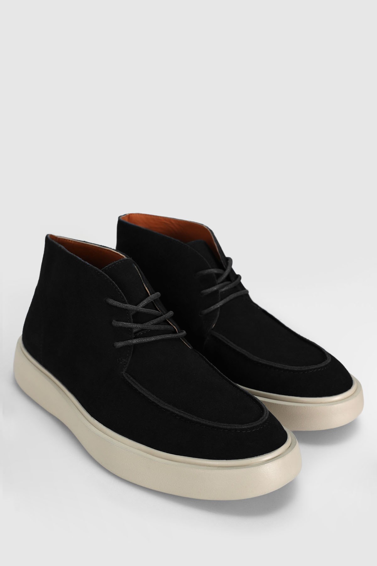 Lufian Derek Erkek Deri Sneaker Ayakkabı Siyah