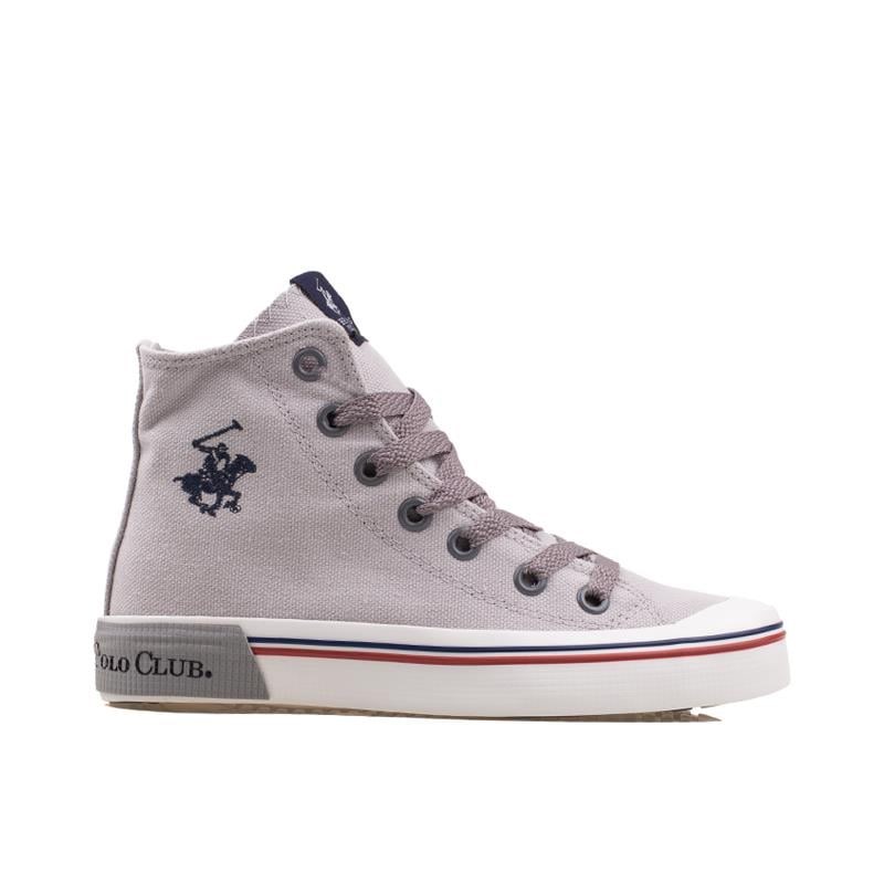 Beverly Hills Polo Club Gri Keten Günlük Kadın Sneaker PO-10141 Beverly Hills Polo Club Gri Keten Günlük Kadın Sneaker PO-10141