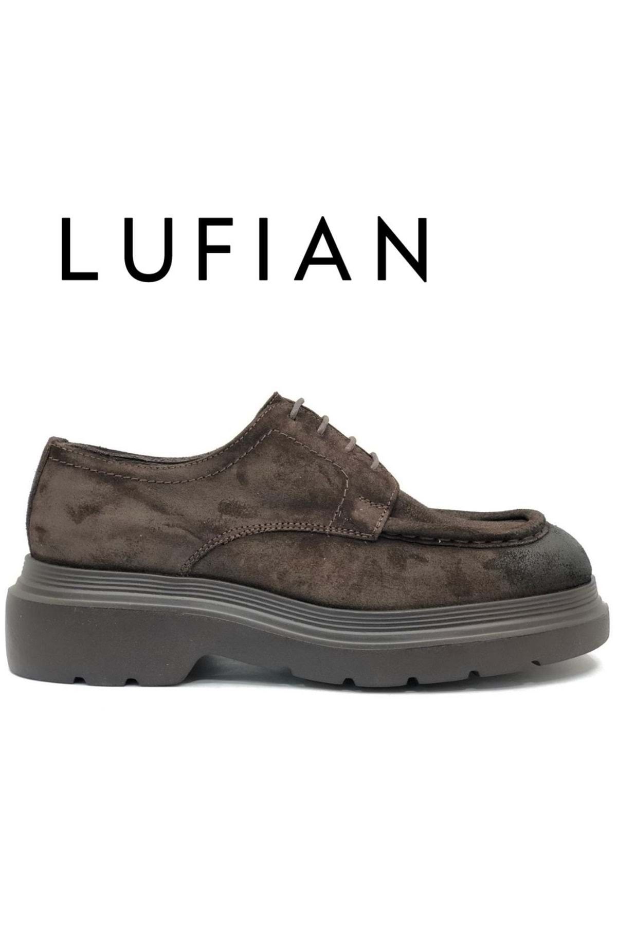 Hakiki Deri Bağcıklı Casual Erkek Ayakkabı Lufian Logan Kahve Ayakkabı Hakiki Deri Bağcıklı Casual Erkek Ayakkabı Lufian Logan Kahve Ayakkabı