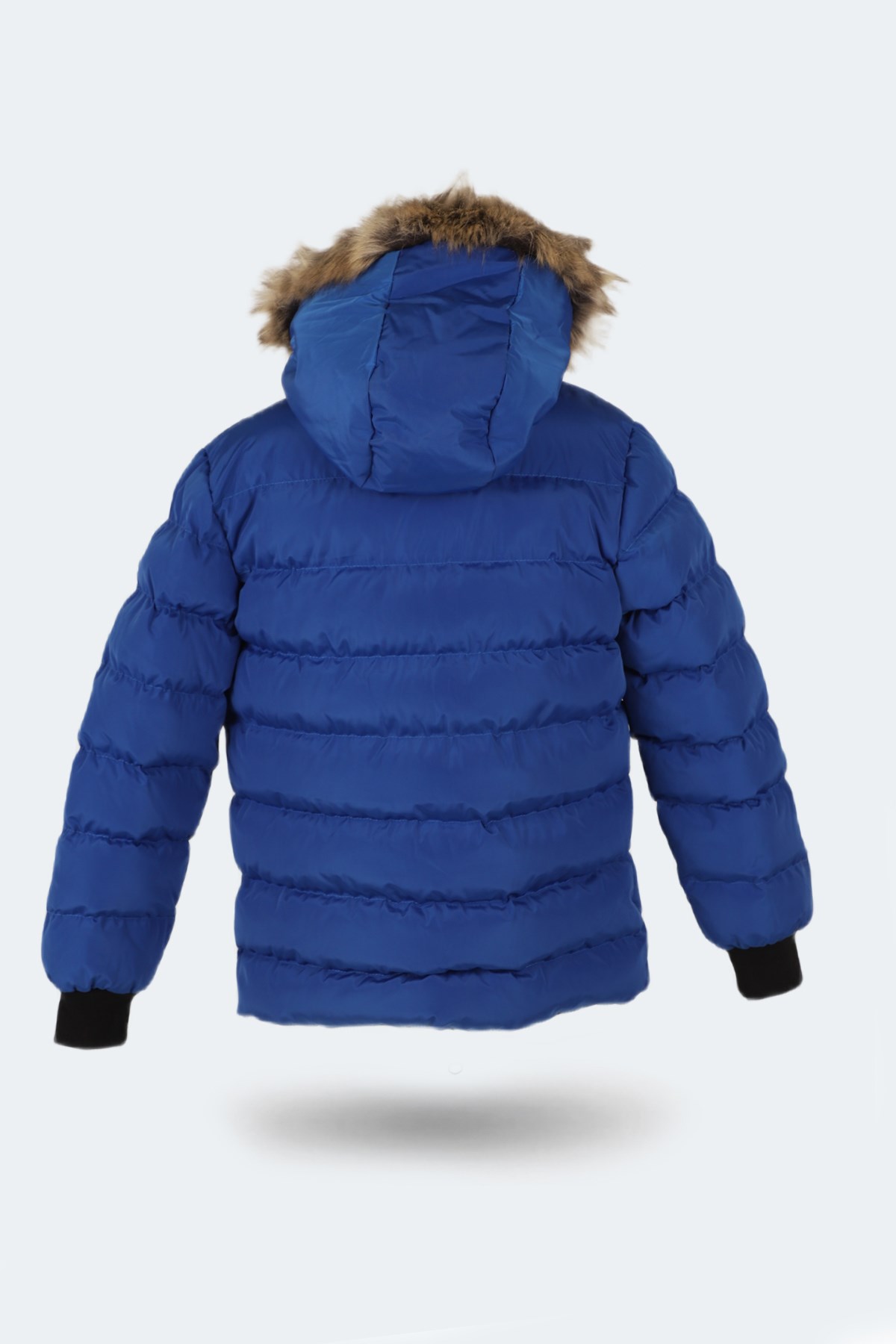 Slazenger CALISTO NEW Çocuk Kapüşonlu Şişme Saks Mavi Mont & Kaban ST23JC027