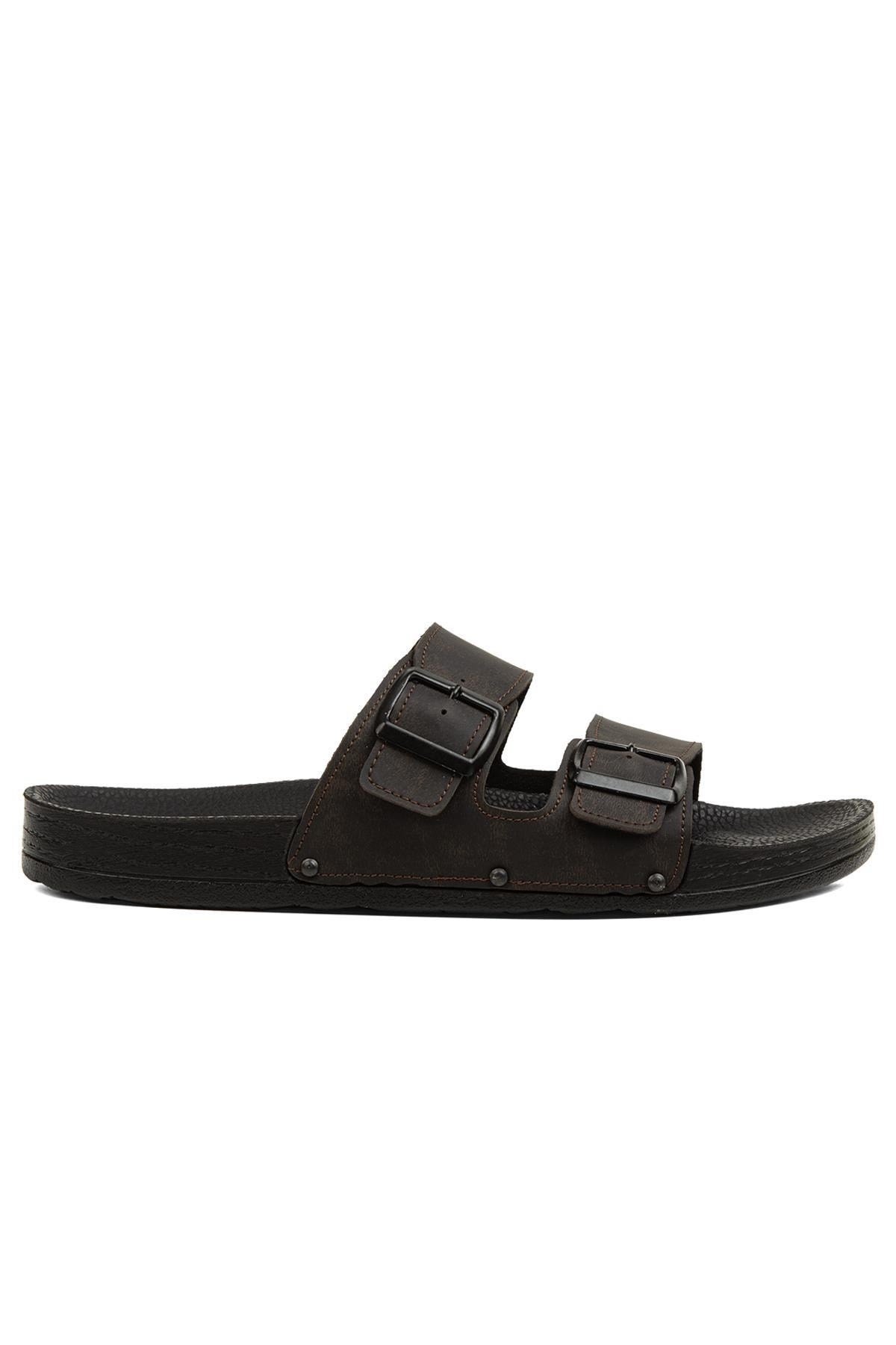 Pierre Cardin Pc-7038-3485 Kahve Rengi Tokalı Erkek Terlik Pierre Cardin Pc-7038-3485 Kahve Rengi Tokalı Erkek Terlik