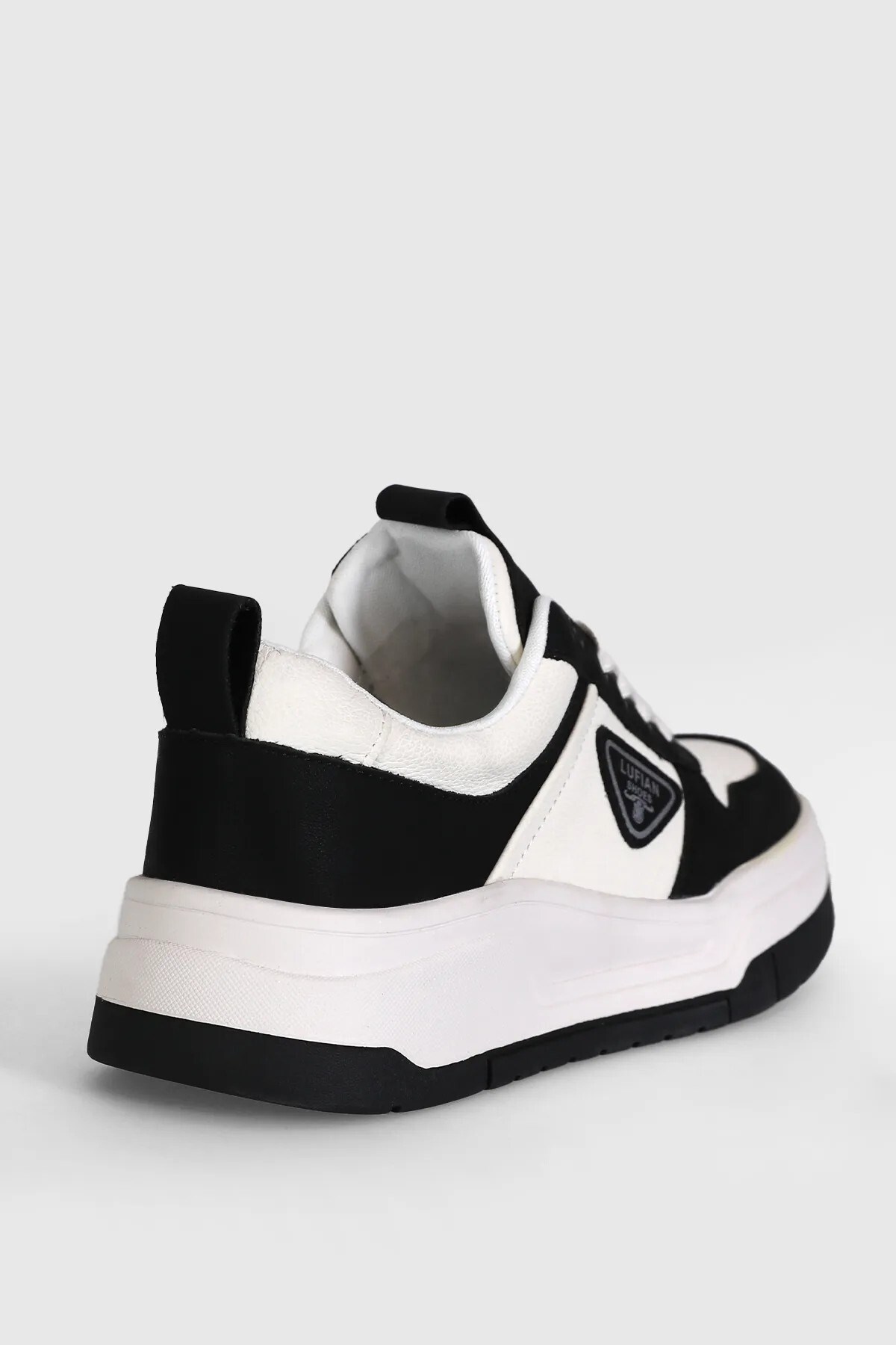 Lufian Jennıfer Sneaker Unisex Deri Spor Ayakkabı Siyah