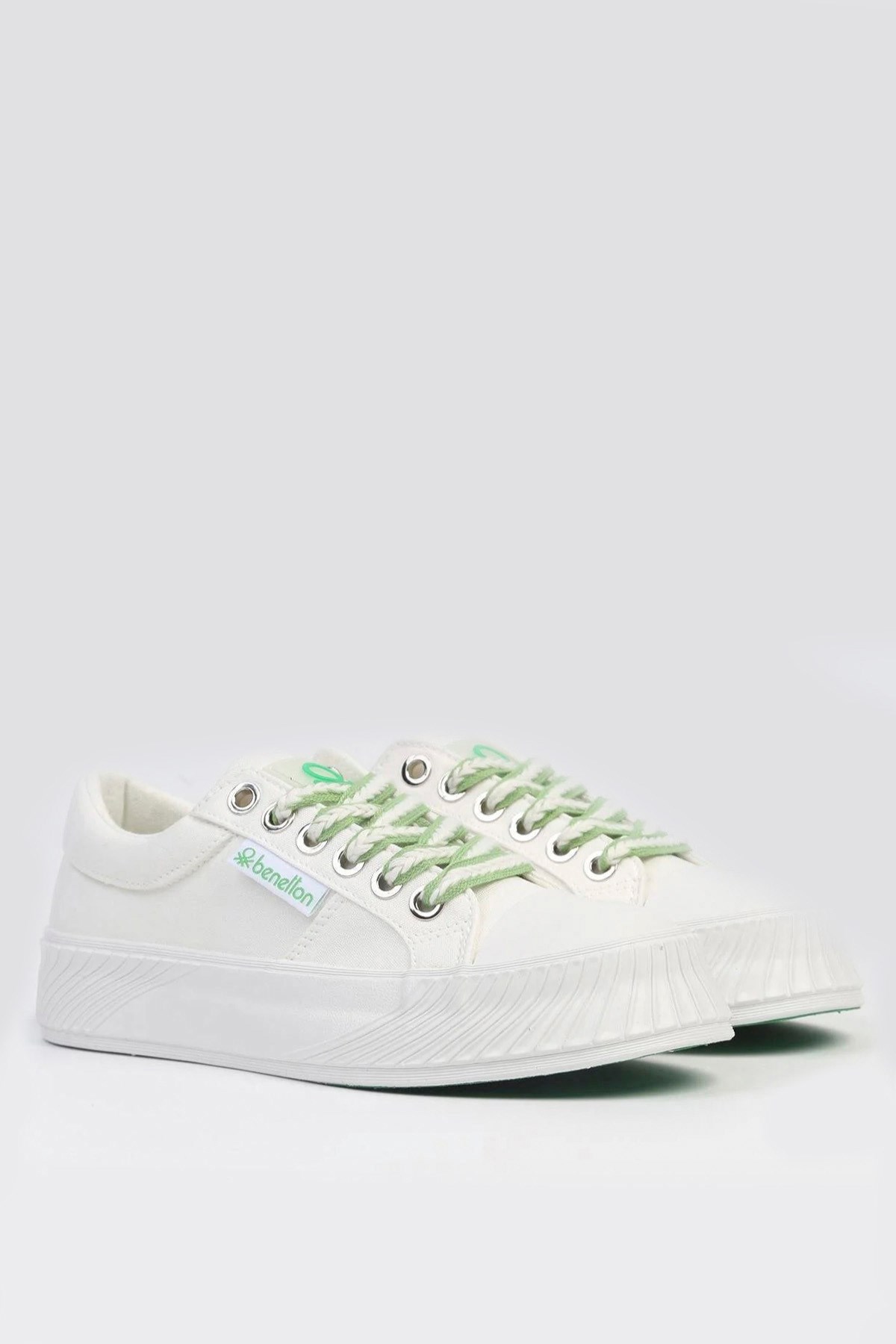 Benetton 10097 Kadın Günlük Yüksek Taban Sneaker Ayakkabı BNI-10097