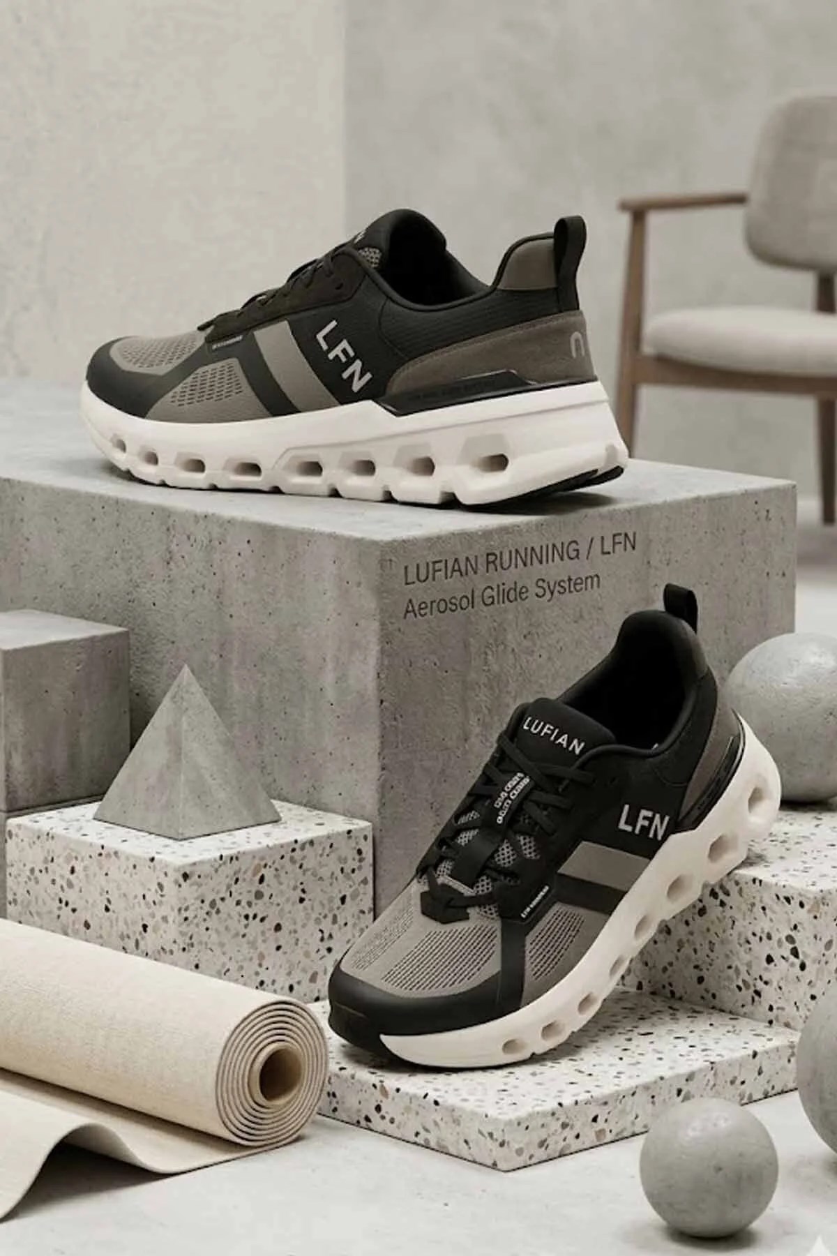 Lufian Axelle Siyah Unisex Sneaker